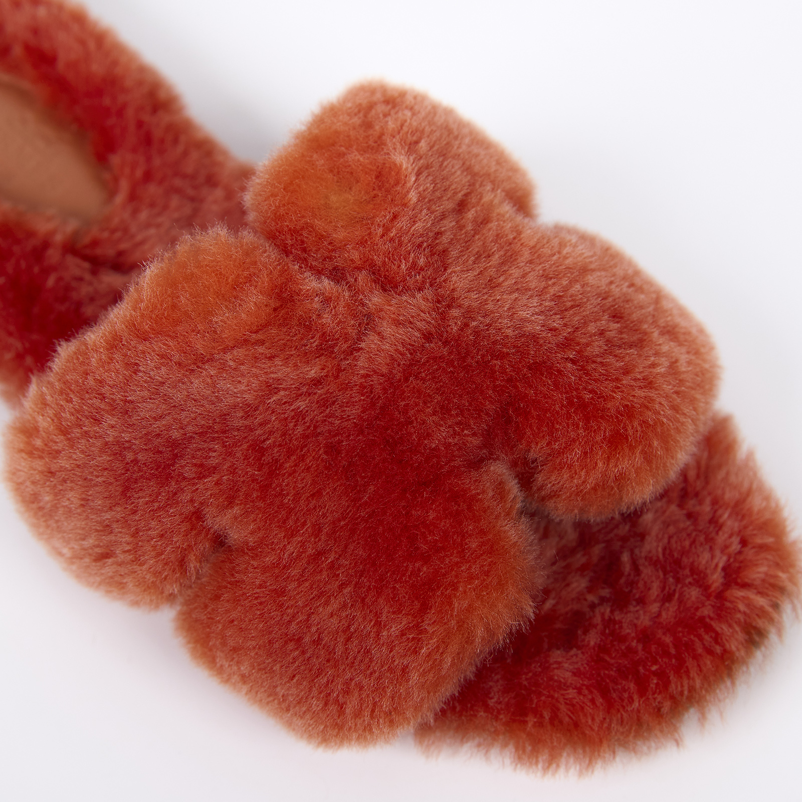 愛馬仕 Hermes Oran 涼鞋 H231288ZvGS370 /231288ZH 橘毛毛H拖鞋 原廠盒子/防塵袋