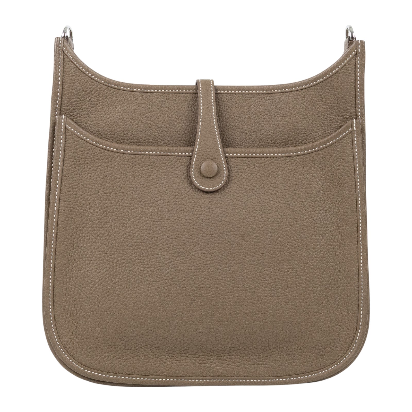 愛馬仕 Hermes Evelyne Bag 伊芙琳包 29 馬蹄型 大象灰 H056277CK18 /Y BS 002  原廠盒子/防塵袋/購買證明