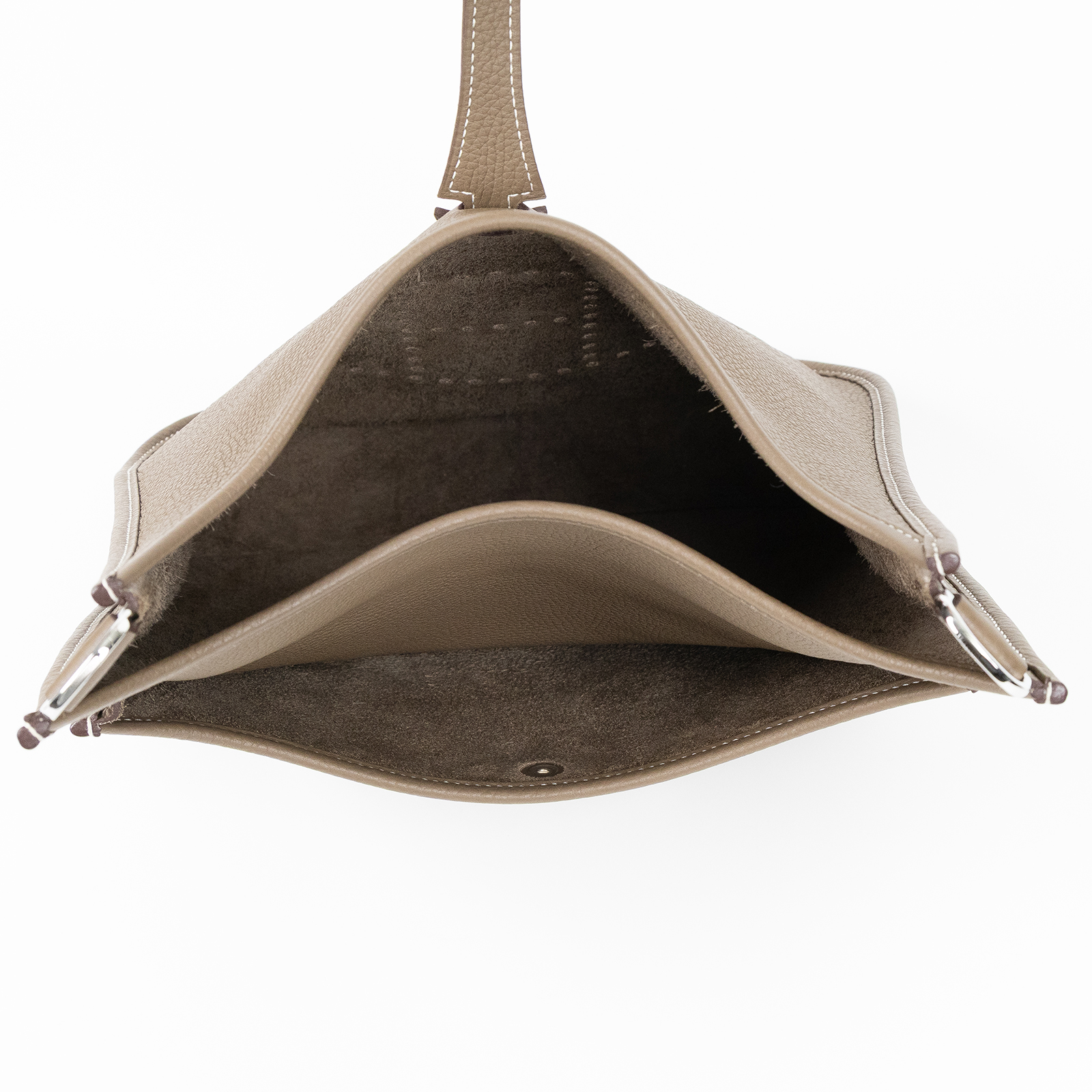 愛馬仕 Hermes Evelyne Bag 伊芙琳包 29 馬蹄型 大象灰 H056277CK18 /Y BS 002  原廠盒子/防塵袋/購買證明