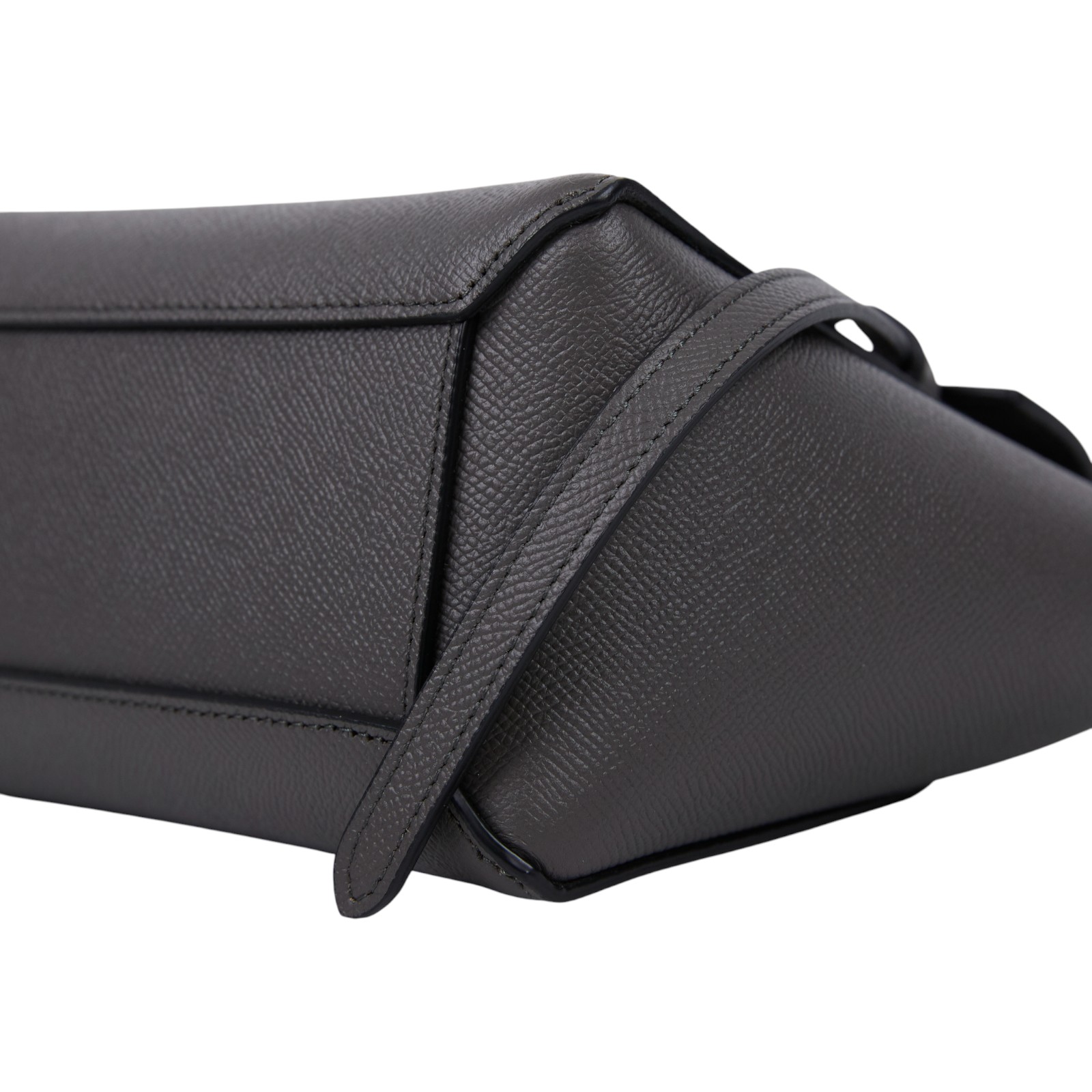 思琳 CELINE 珠地小牛皮 袖珍型 Belt 手袋 189003ZVA 灰鯰魚包NANO 防塵袋/購買證明