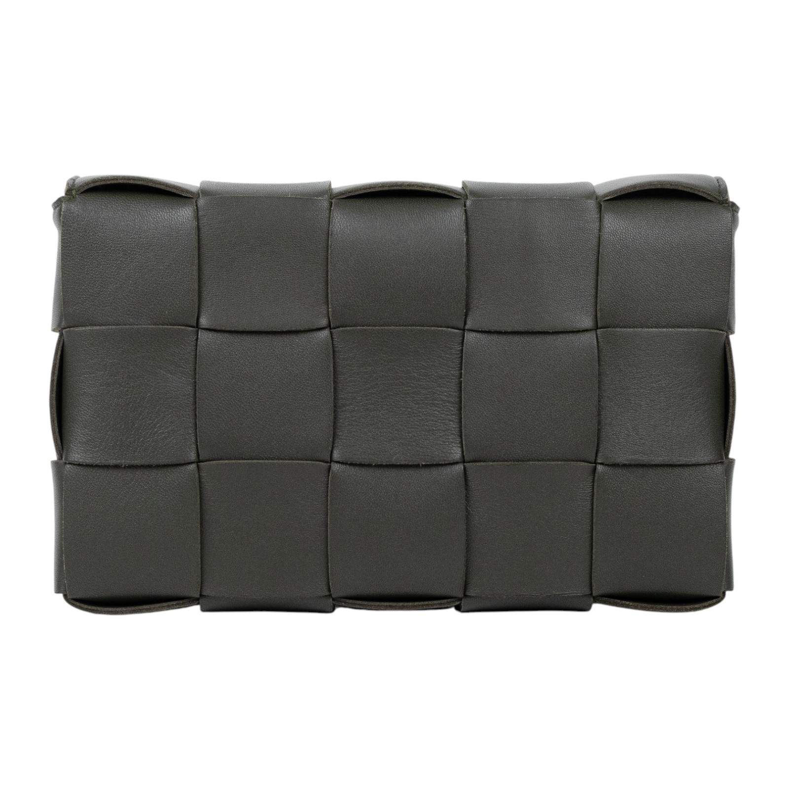 寶緹嘉 BOTTEGA VENETA Cassette 斜挎包 578004VMAY1 墨綠色CASSETTE 防塵袋/購買證明