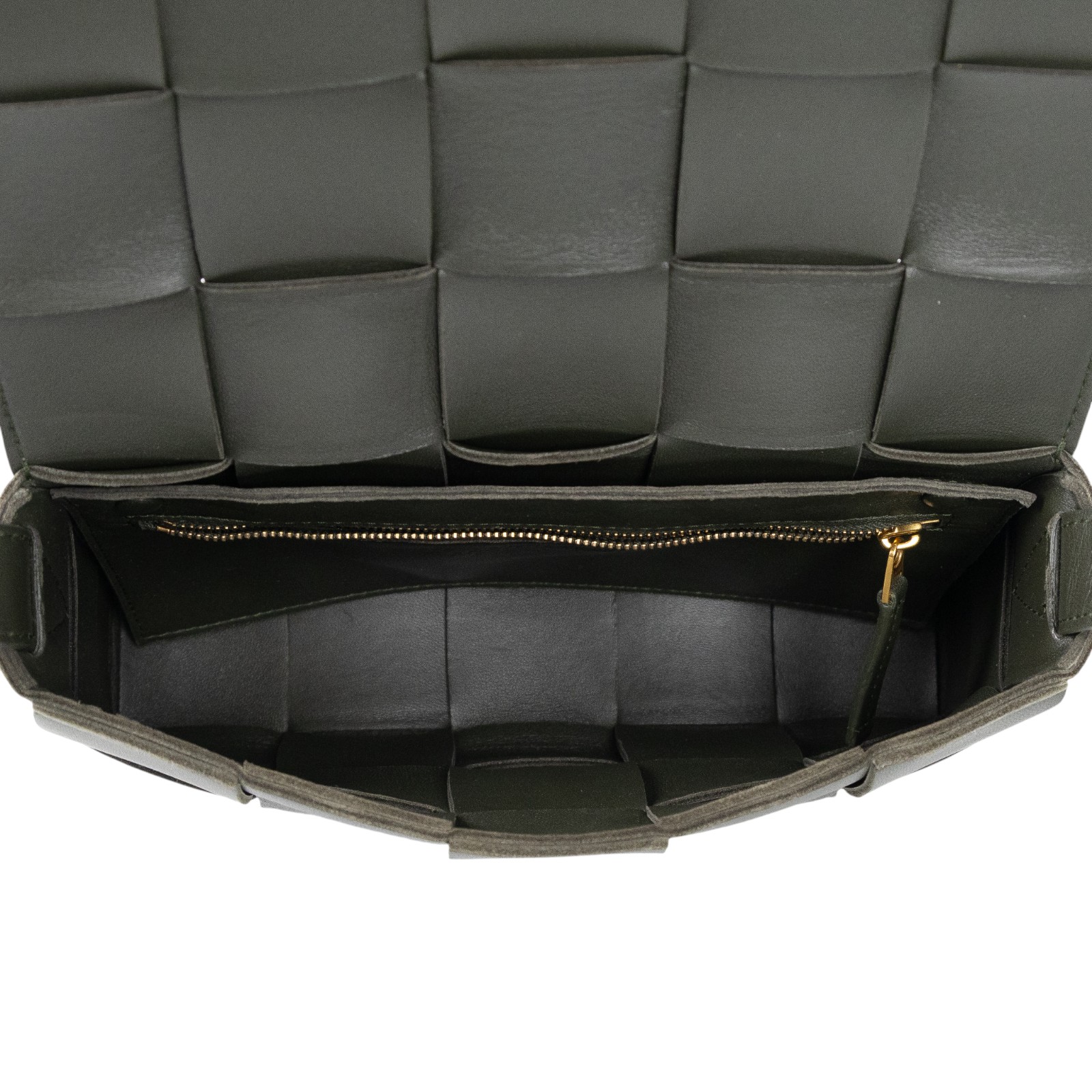 寶緹嘉 BOTTEGA VENETA Cassette 斜挎包 578004VMAY1 墨綠色CASSETTE 防塵袋/購買證明