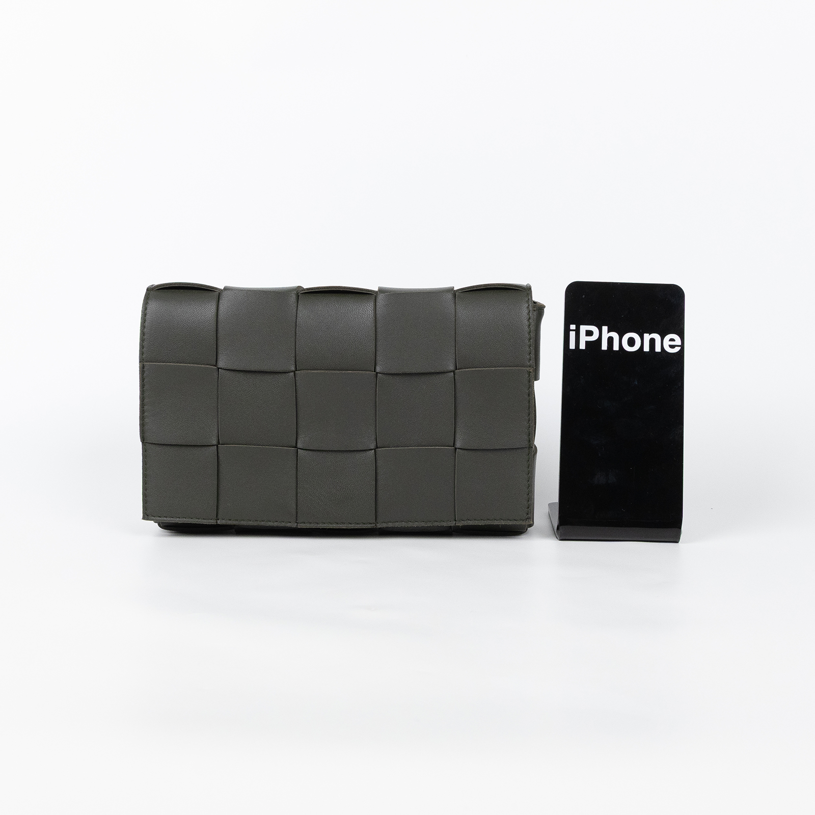 寶緹嘉 BOTTEGA VENETA Cassette 斜挎包 578004VMAY1 墨綠色CASSETTE 防塵袋/購買證明