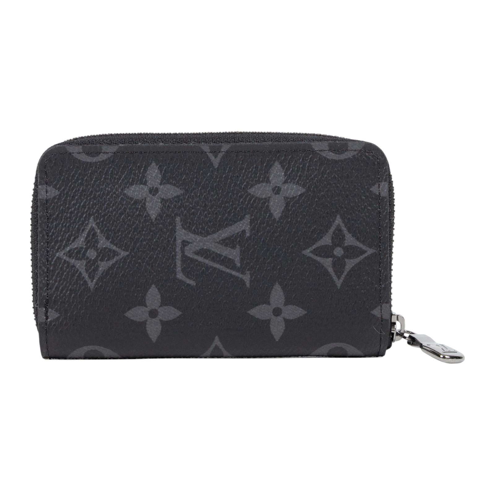 路易威登 LOUIS VUITTON Eclipse 錢包 卡夾 M81662 晶片款 黑原花拉鍊零錢卡包 原廠盒子/防塵袋/購買證明