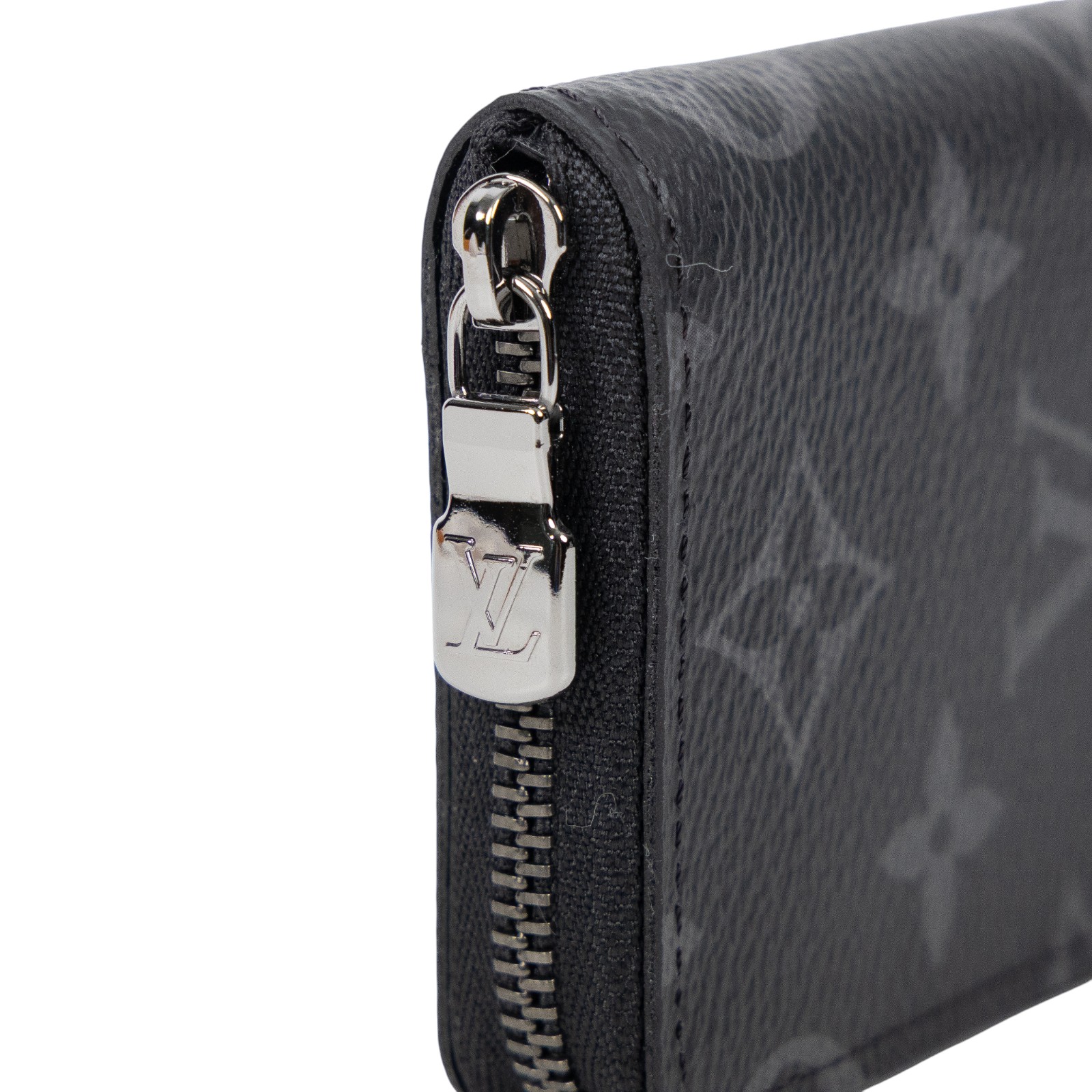 路易威登 LOUIS VUITTON Eclipse 錢包 卡夾 M81662 晶片款 黑原花拉鍊零錢卡包 原廠盒子/防塵袋/購買證明