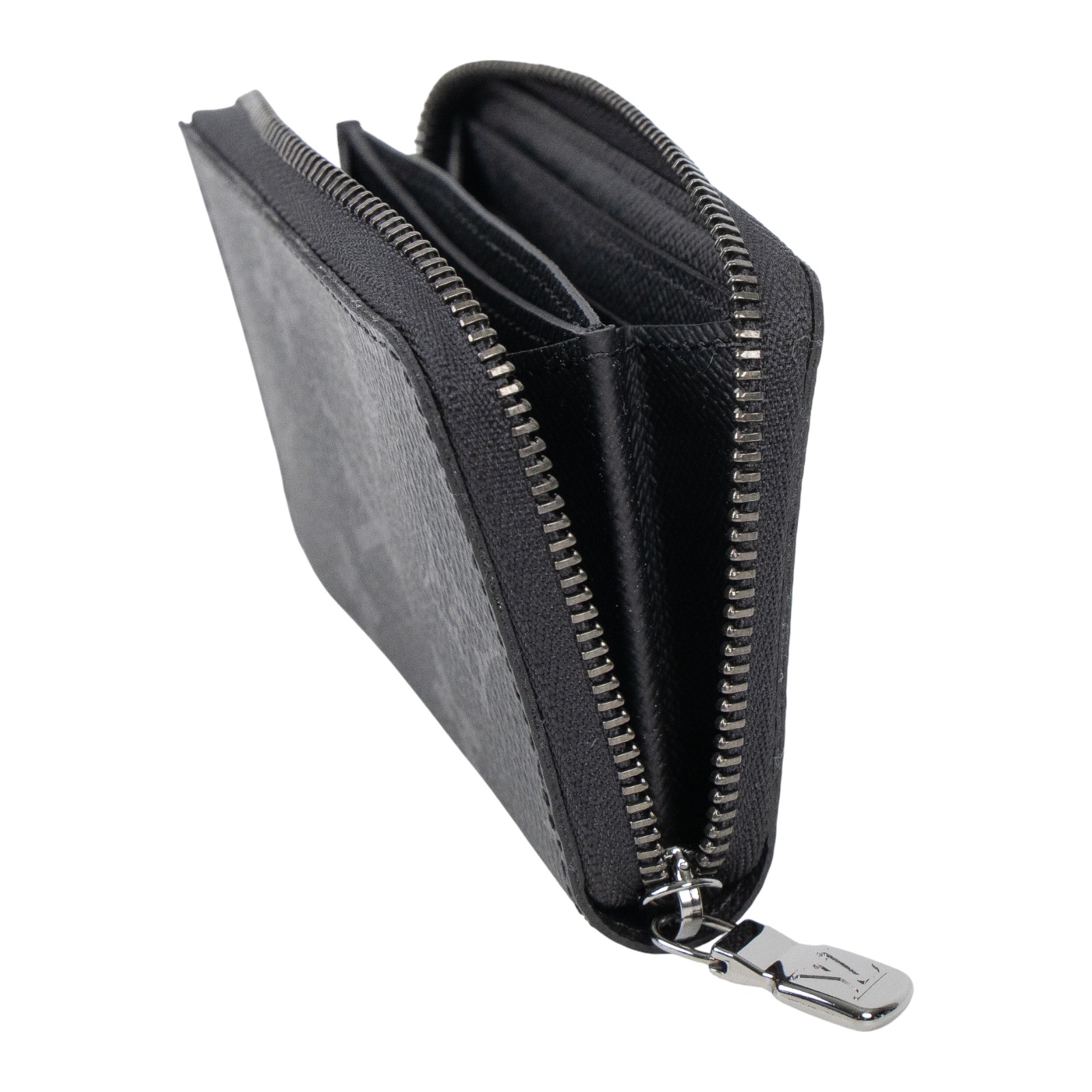 路易威登 LOUIS VUITTON Eclipse 錢包 卡夾 M81662 晶片款 黑原花拉鍊零錢卡包 原廠盒子/防塵袋/購買證明