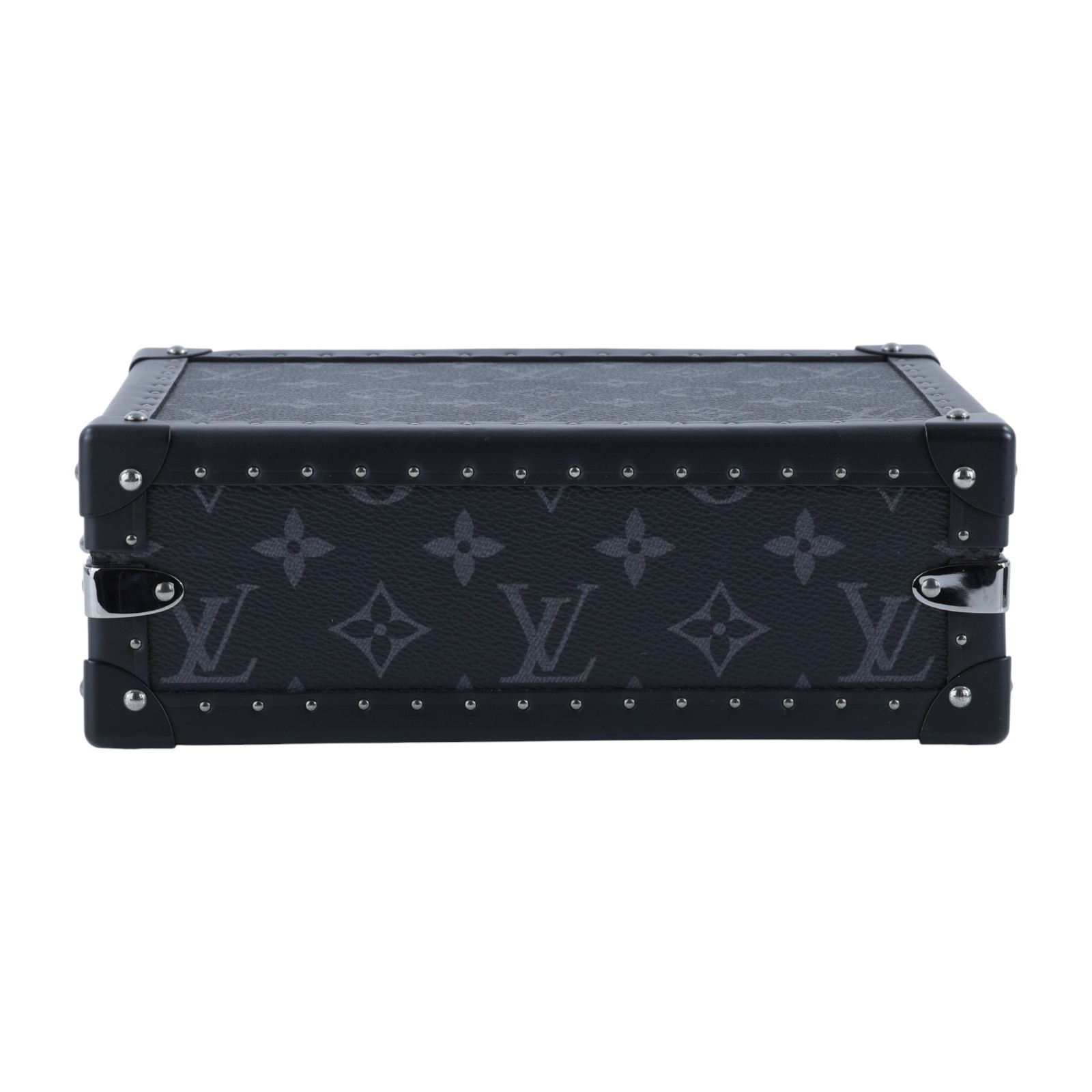 路易威登 LOUIS VUITTON Clutch Box 斜背 硬殼包 硬盒箱 Monogram Eclipse M20251 晶片款  原廠盒子/防塵袋