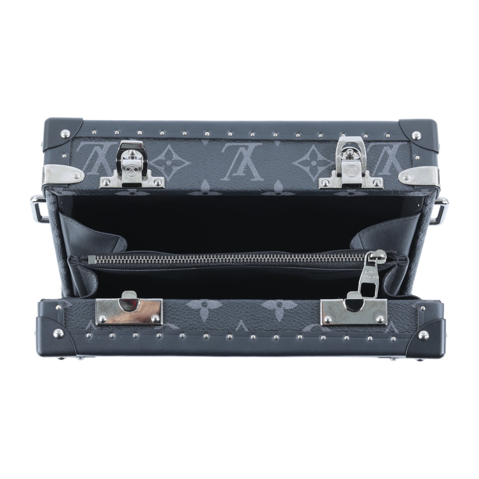 路易威登 LOUIS VUITTON Clutch Box 斜背 硬殼包 硬盒箱 Monogram Eclipse M20251 晶片款  原廠盒子/防塵袋