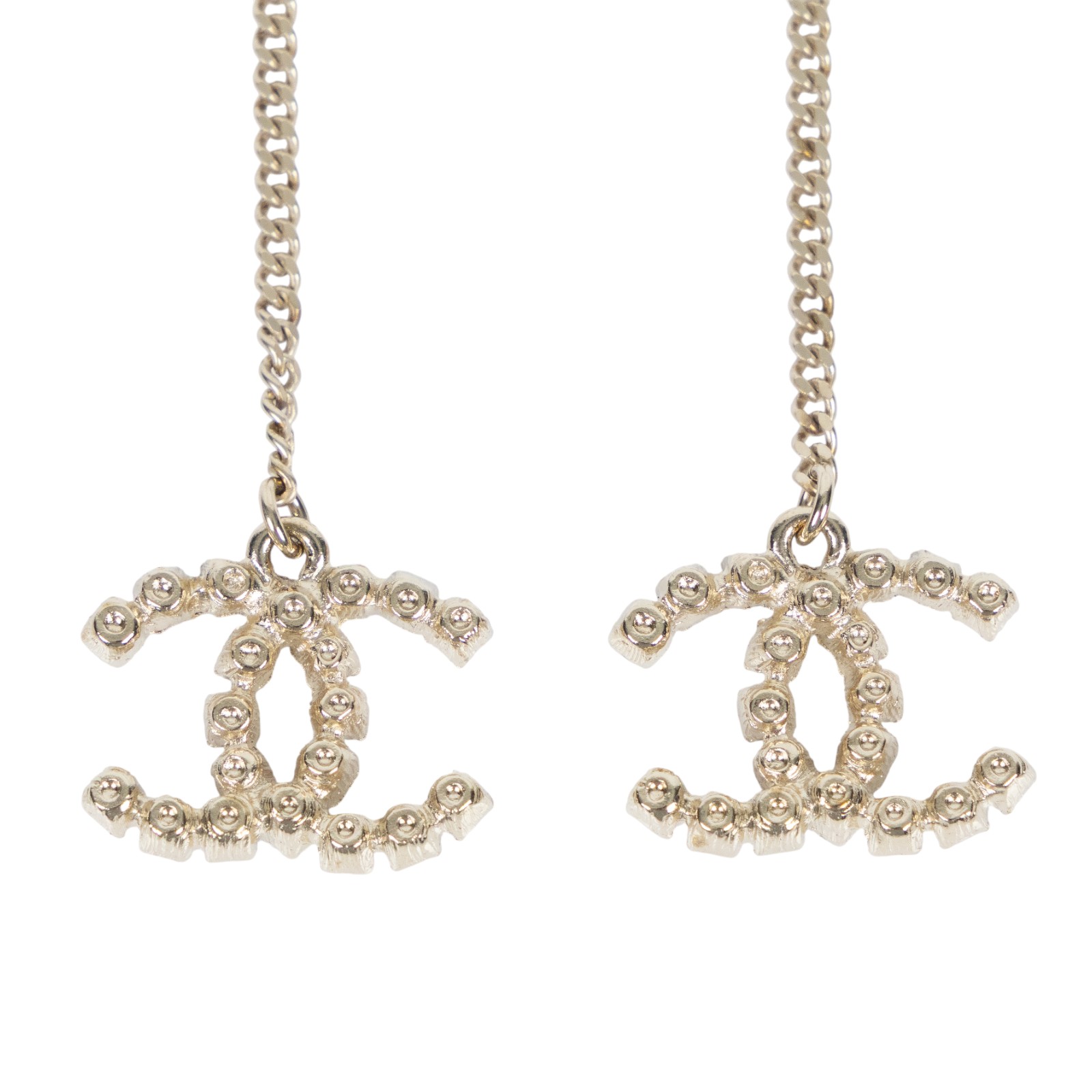 香奈兒 CHANEL CC LOGO 耳環 耳釘 A19A 紅黑水鑽垂墜耳環 原廠盒子/內襯