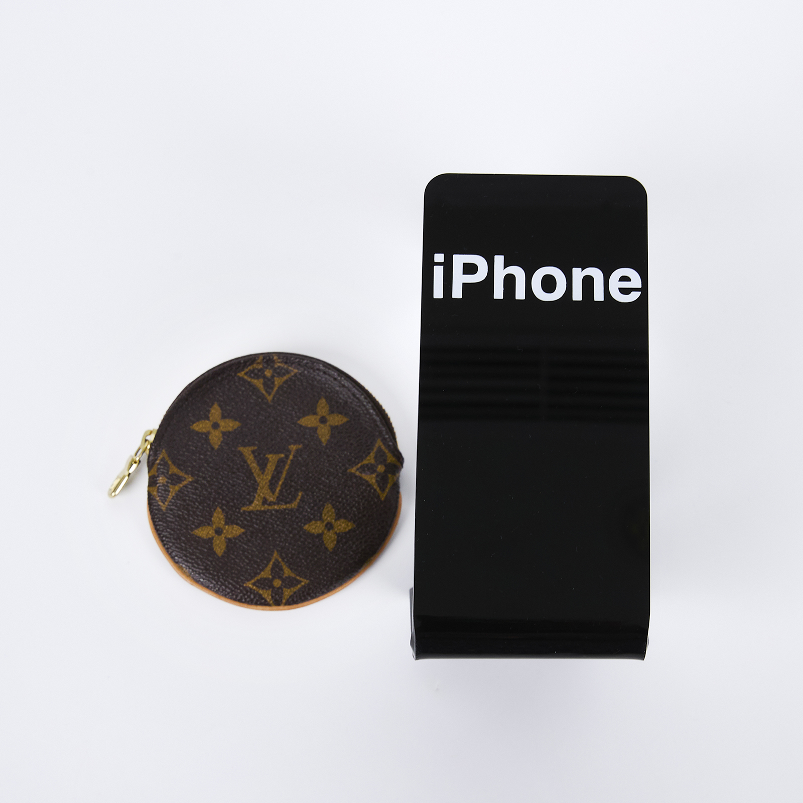 路易威登 LOUIS VUITTON 圓形零錢包 經典帆布 M61926 原花圓形零錢包 防塵袋