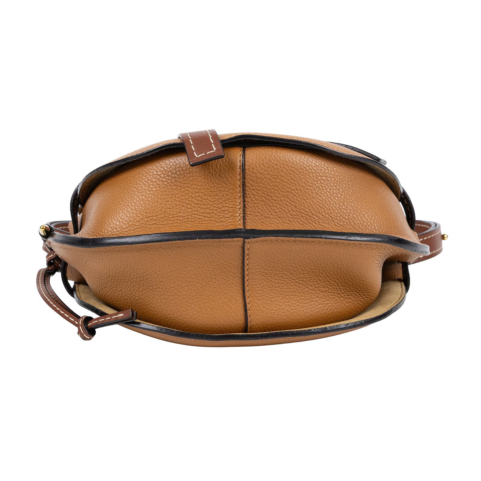 羅意威 LOEWE Small Gate bag 小型 小牛皮 肩背包 321.12.T20 焦糖GATE SMALL 防塵袋