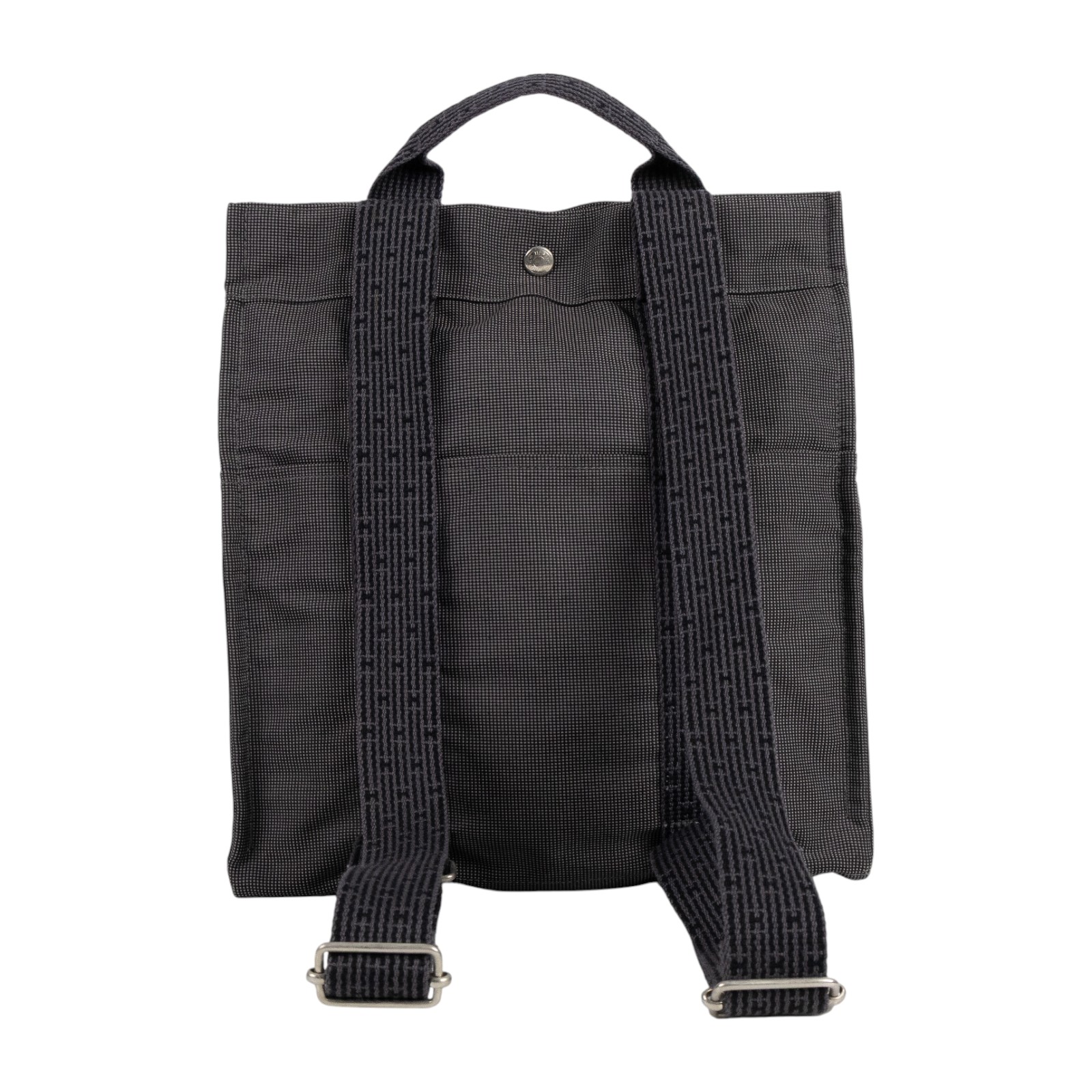 愛馬仕 Hermes Herline MM 後背包 HERLMMB  灰帆布後背包 無附屬品