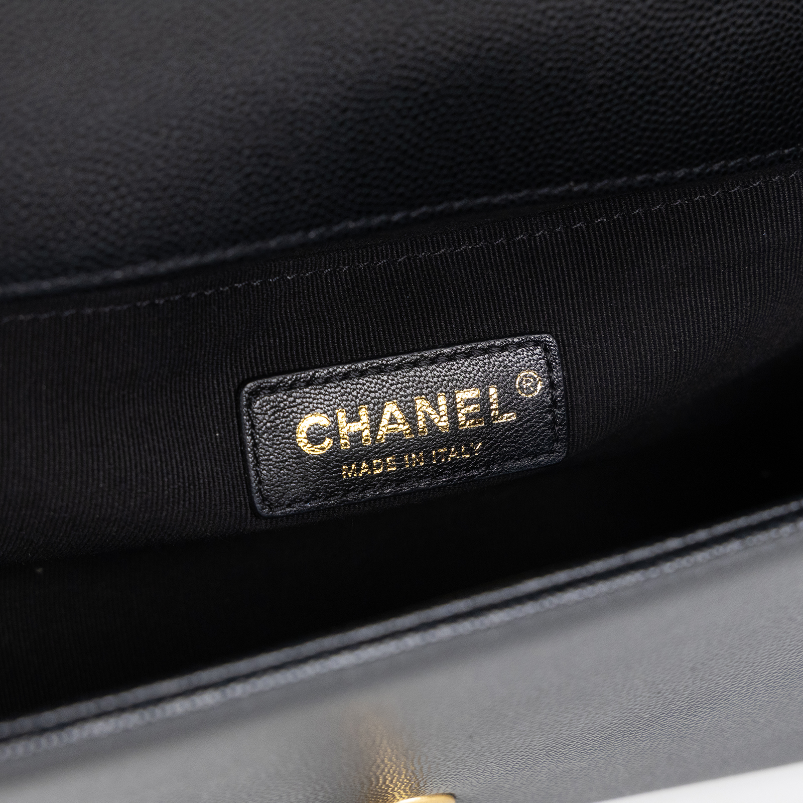 香奈兒 CHANEL Boy 25 口蓋包 A67086 晶片款 黑荔枝金扣BOY25 原廠盒子防塵袋