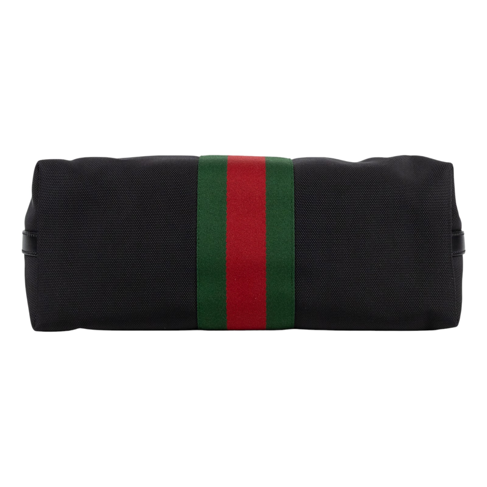 古馳 GUCCI 紅綠織帶 手提包 肩背包 630923 KWT7N 黑帆布2WAY包 防塵袋/購買證明/背帶