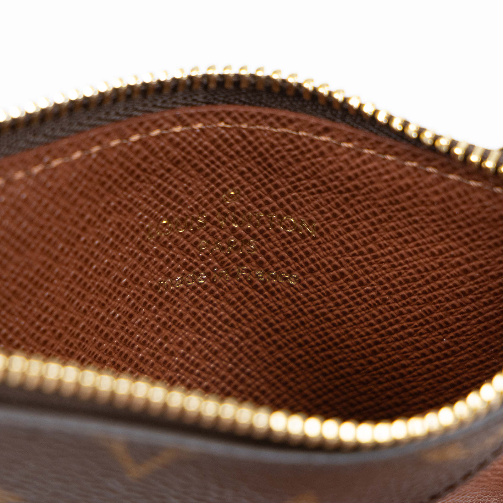 路易威登 LOUIS VUITTON Romy 名片夾 經典帆布 棕色 M81880 晶片款 棕色Romy 名片夾 原廠盒子/防塵袋/購買證明