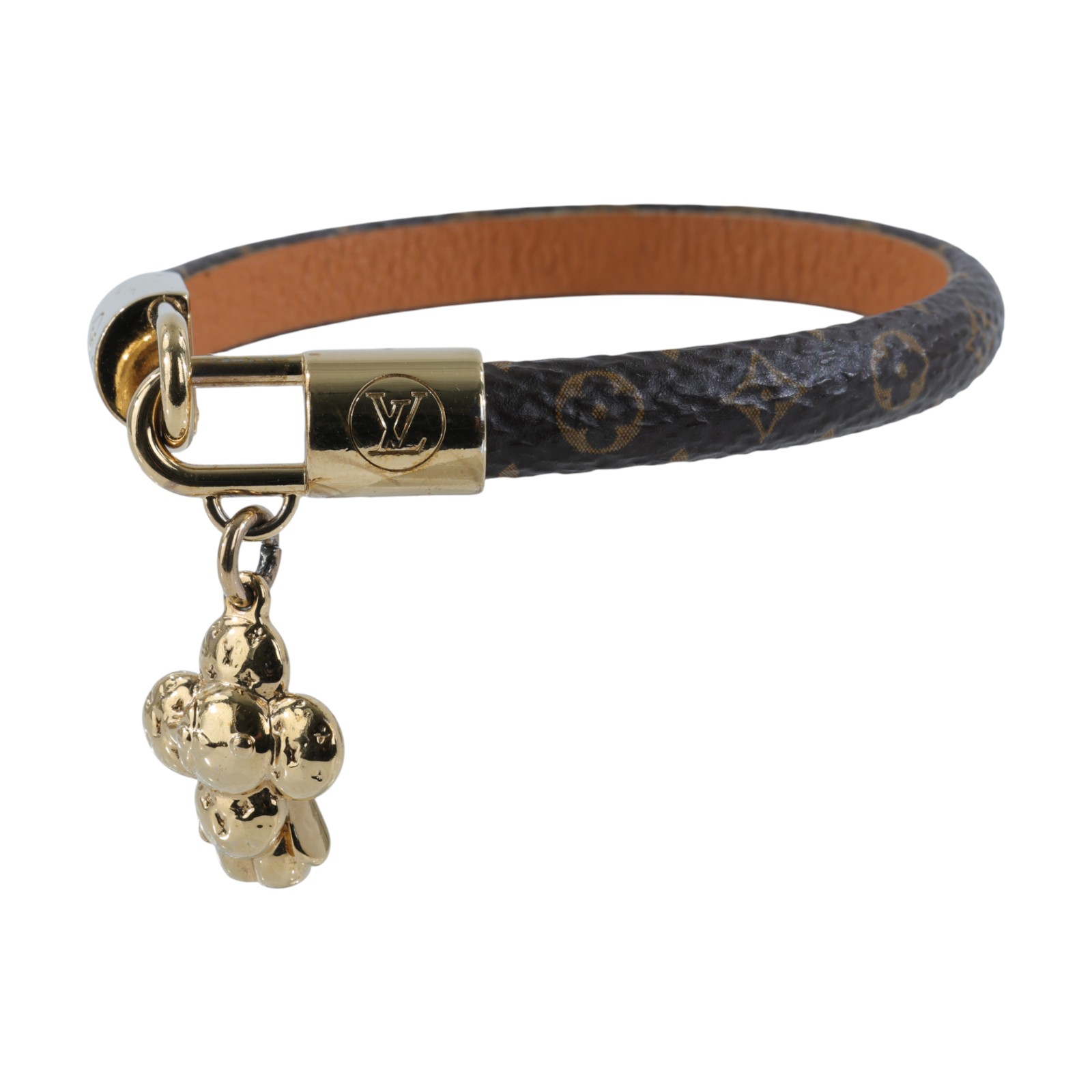 路易威登 LOUIS VUITTON 老花 Vivienne 手環 M6773F 原花Vivienne手環 原廠盒子/防塵袋