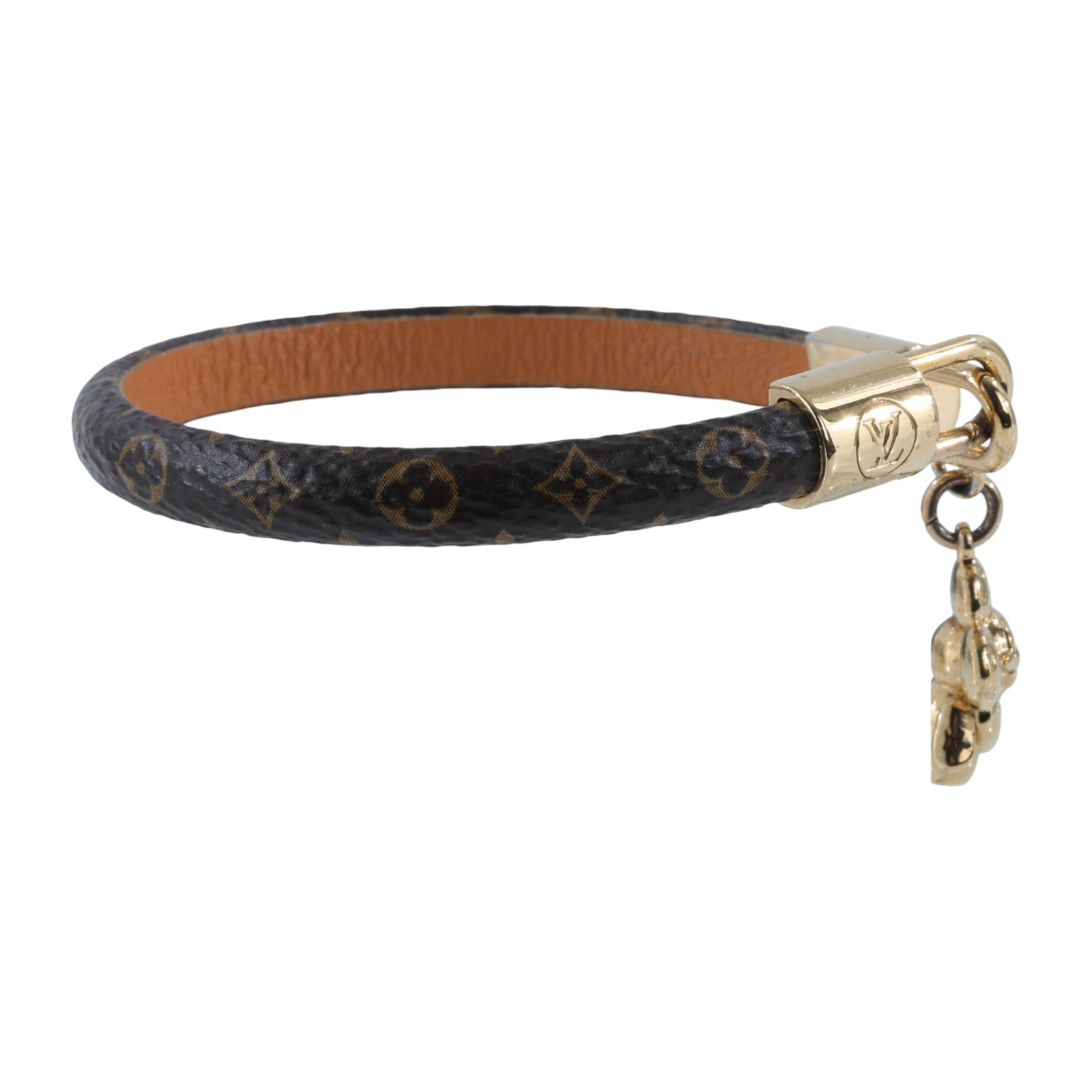 路易威登 LOUIS VUITTON 老花 Vivienne 手環 M6773F 原花Vivienne手環 原廠盒子/防塵袋