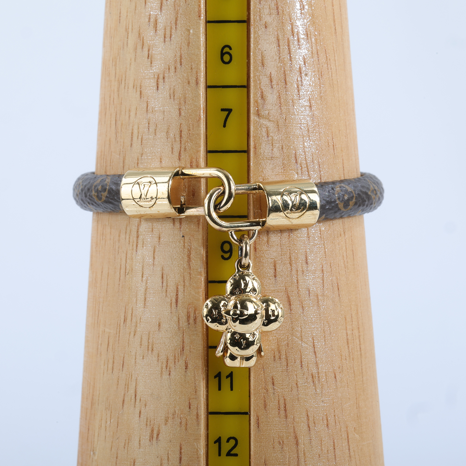 路易威登 LOUIS VUITTON 老花 Vivienne 手環 M6773F 原花Vivienne手環 原廠盒子/防塵袋