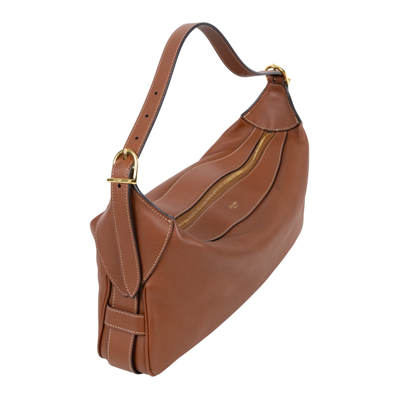 思琳 CELINE Romy 中型 腋下包 197443DPJ 焦糖ROMY中號 防塵袋