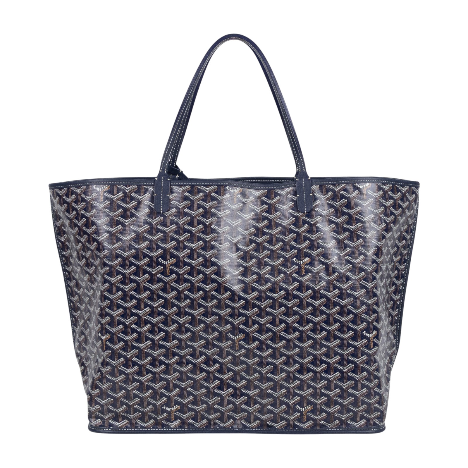 高雅德 GOYARD Saint Louis GM Bag 托特包 STLOUIGMLTY 海軍藍ST.LOUIS GM 防塵袋/內袋/購買證明