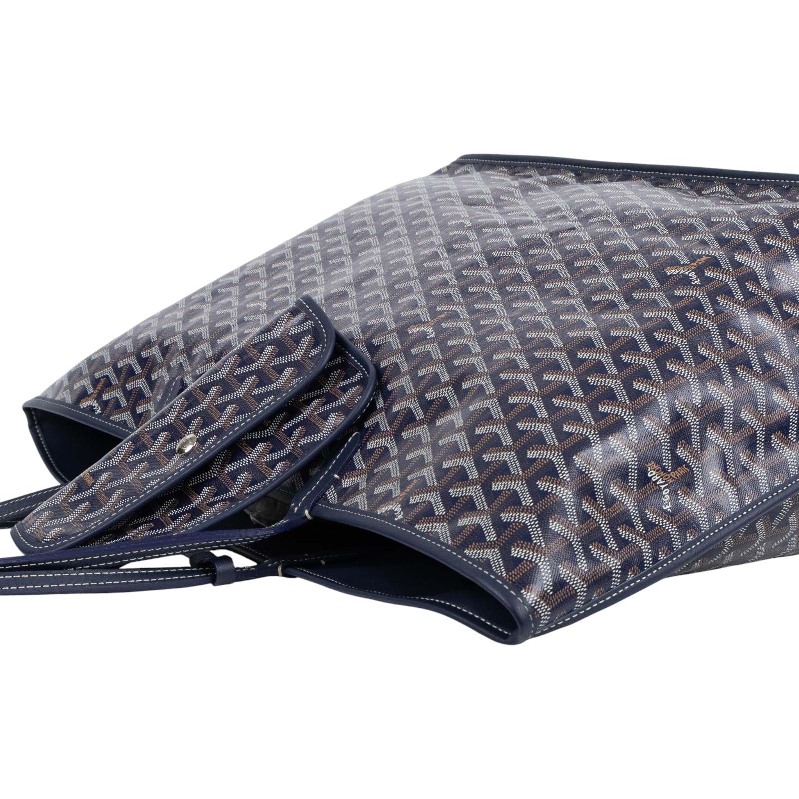 高雅德 GOYARD Saint Louis GM Bag 托特包 STLOUIGMLTY 海軍藍ST.LOUIS GM 防塵袋/內袋/購買證明