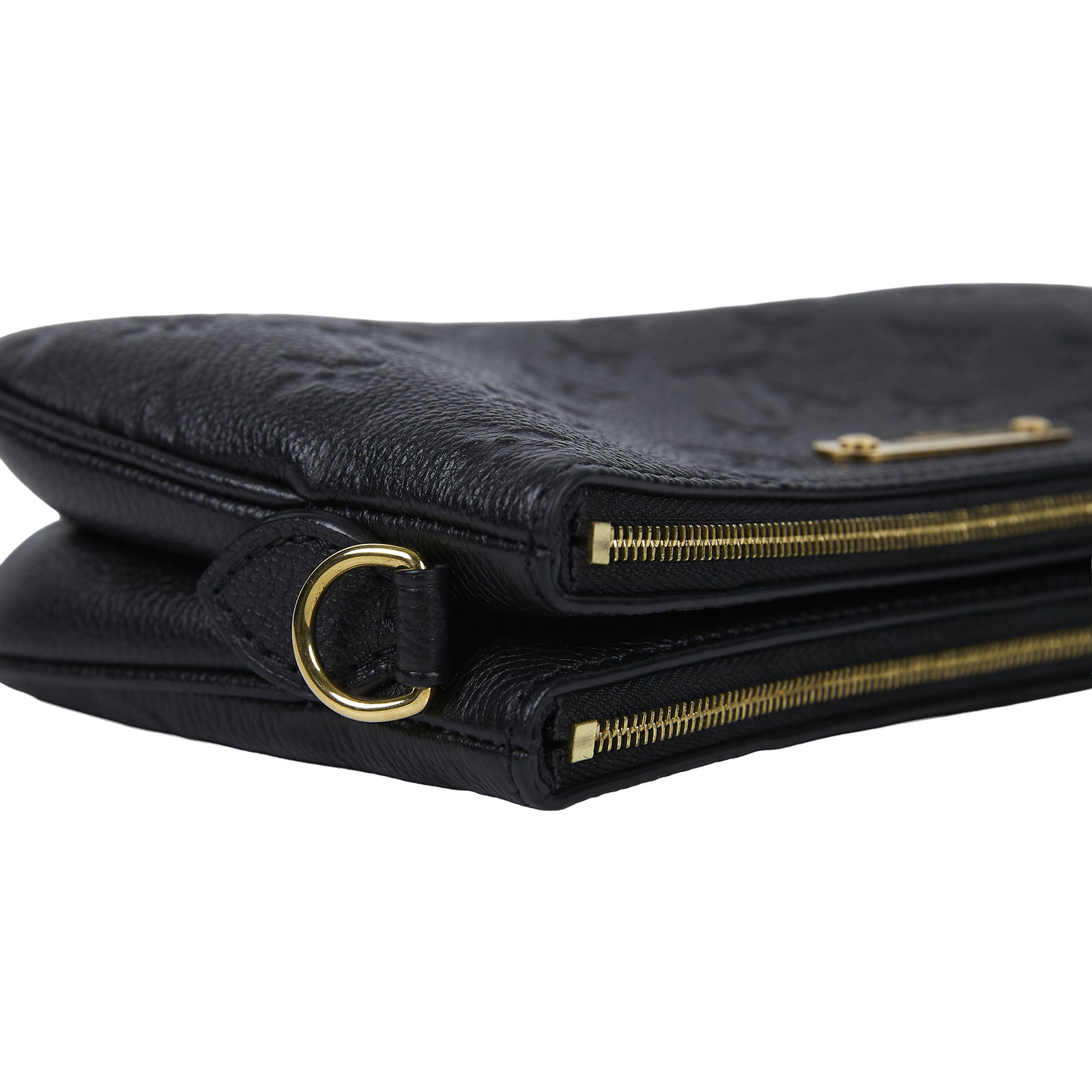 路易威登 LOUIS VUITTON Liv Pochette 手提包 M83301 晶片款 黑原花壓紋LIV POCHETTE 防塵袋/原廠盒子/購買證明