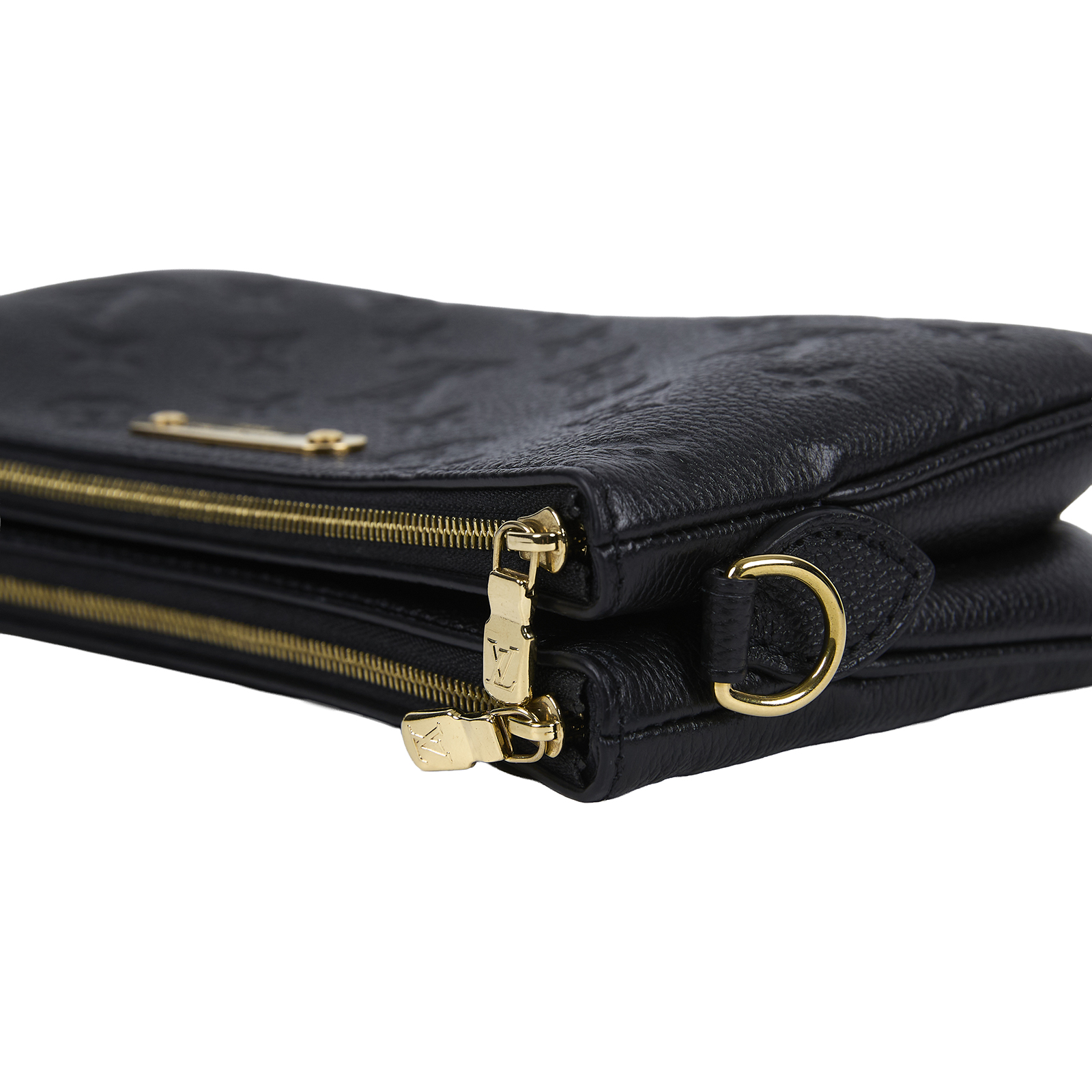 路易威登 LOUIS VUITTON Liv Pochette 手提包 M83301 晶片款 黑原花壓紋LIV POCHETTE 防塵袋/原廠盒子/購買證明