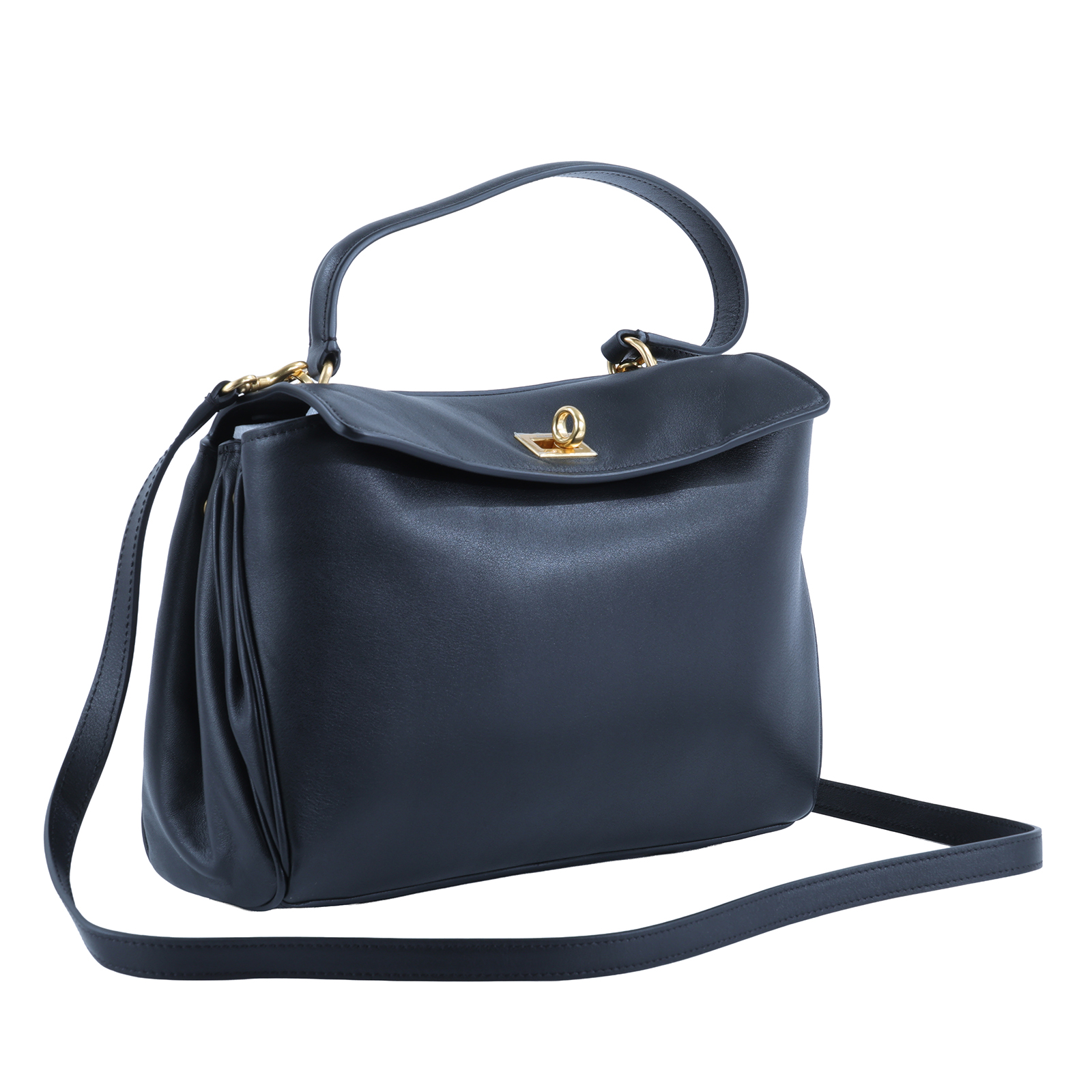 巴黎世家 BALENCIAGA Rodeo Small 手提包 7897792AA4U 黑RODEO SMALL 原廠盒子/防塵袋