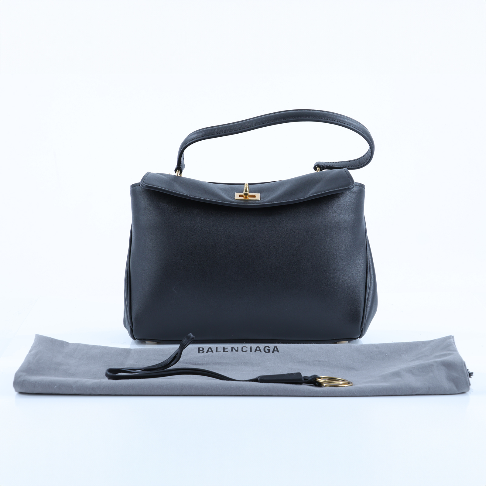 巴黎世家 BALENCIAGA Rodeo Small 手提包 7897792AA4U 黑RODEO SMALL 原廠盒子/防塵袋