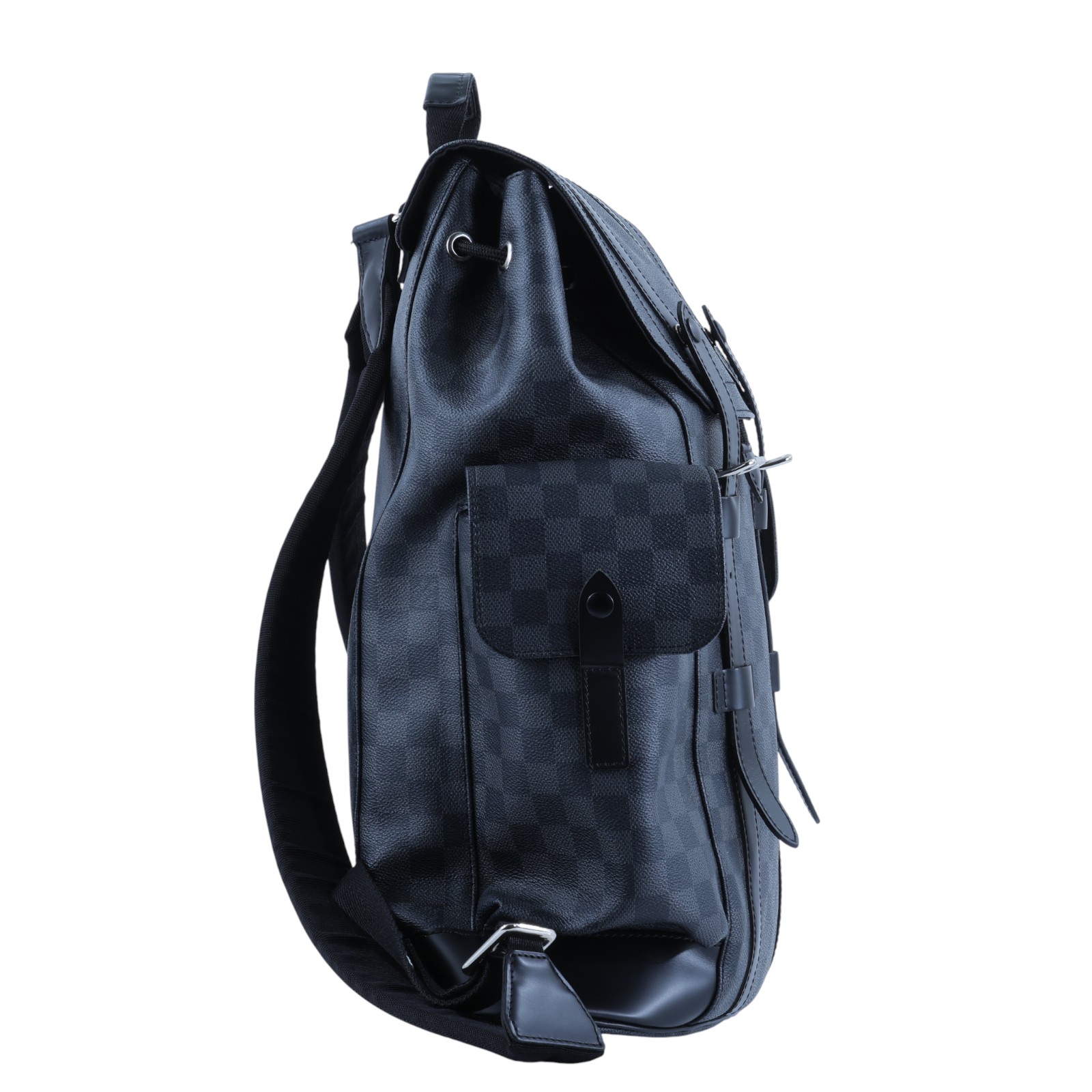 路易威登 LOUIS VUITTON Christopher MM 後背包 N41379 晶片款 棋盤Christopher MM後背包 原廠盒子/防塵袋