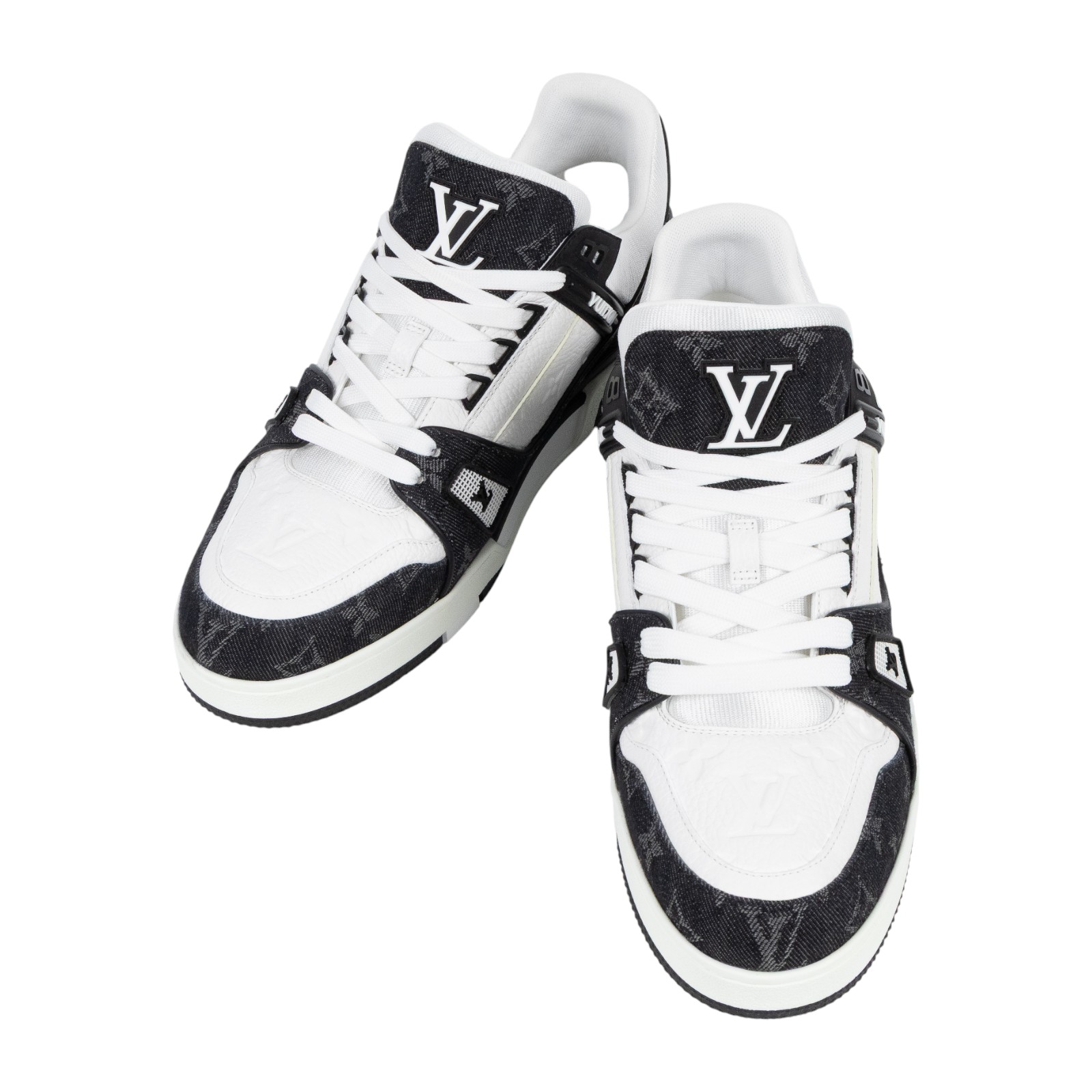路易威登 LOUIS VUITTON LV Trainer 運動鞋 1A9JGB 黑Trainer 運動鞋 原廠盒子/防塵袋/購買證明