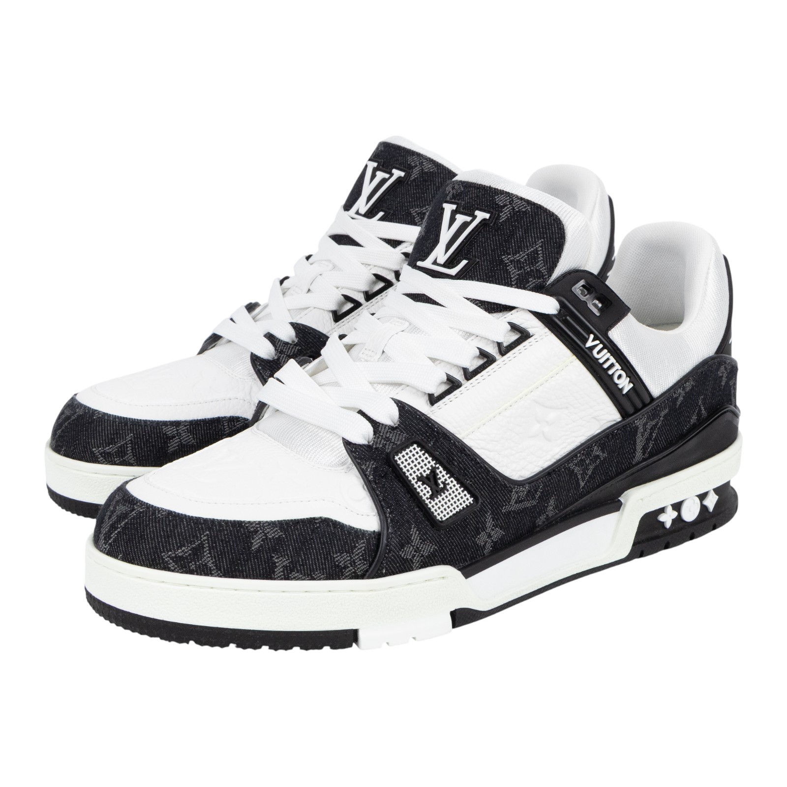 路易威登 LOUIS VUITTON LV Trainer 運動鞋 1A9JGB 黑Trainer 運動鞋 原廠盒子/防塵袋/購買證明