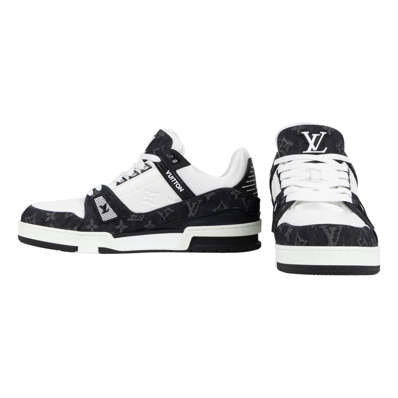 路易威登 LOUIS VUITTON LV Trainer 運動鞋 1A9JGB 黑Trainer 運動鞋 原廠盒子/防塵袋/購買證明