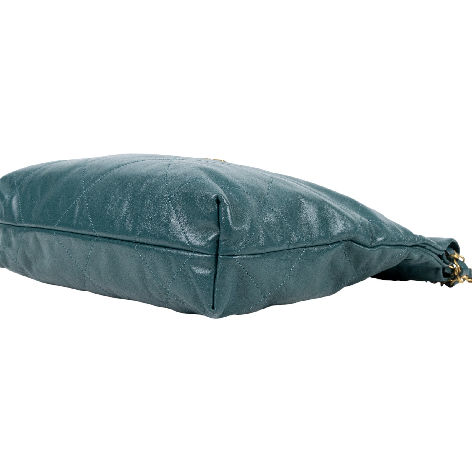 香奈兒 CHANEL 22 小型 束口包 AS3260 B08037 晶片款 綠金22包 小號 原廠盒子/防塵袋/購買證明