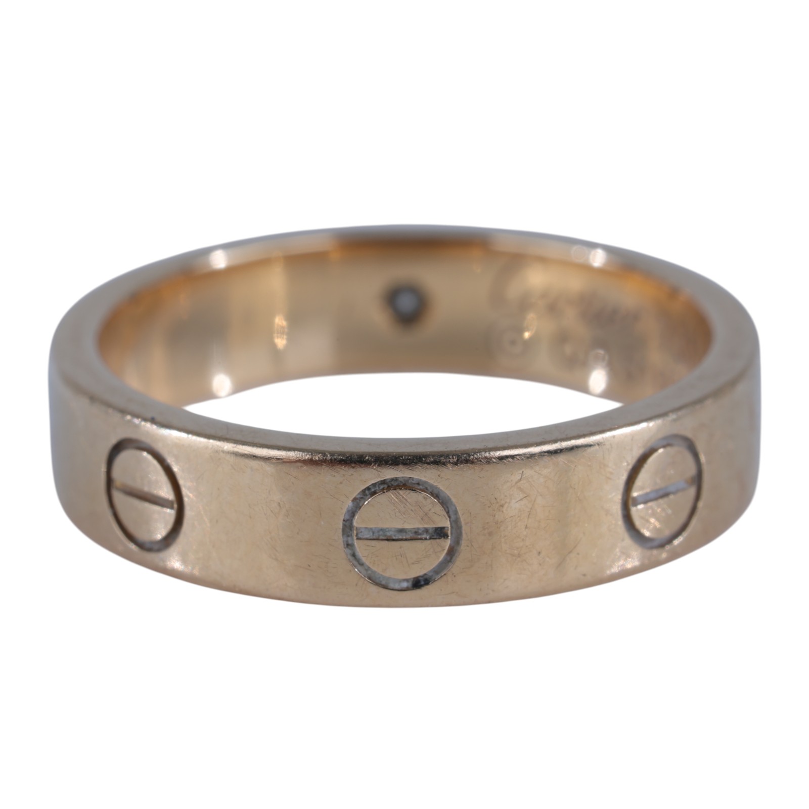 卡地亞 CARTIER Love 戒指 小型款 1顆鑽石 B4050748 RG單鑽LOVE戒指 原廠盒子/保書