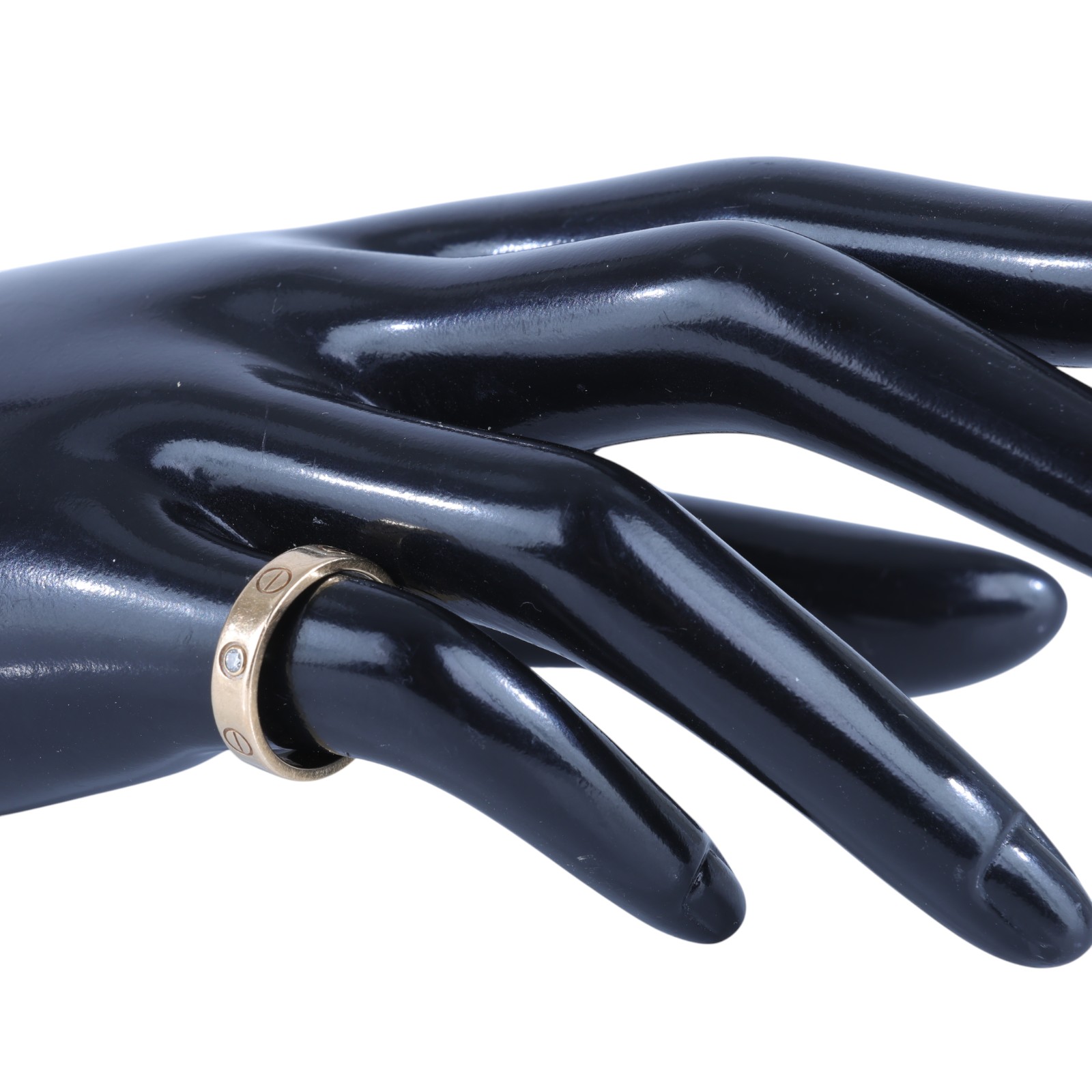 卡地亞 CARTIER Love 戒指 小型款 1顆鑽石 B4050748 RG單鑽LOVE戒指 原廠盒子/保書