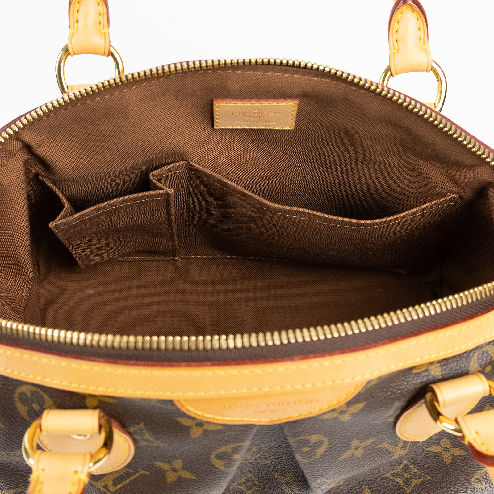 路易威登 LOUIS VUITTON Tivoli PM 經典帆布 M40143 棕原花Tivoli PM 手提包 防塵袋