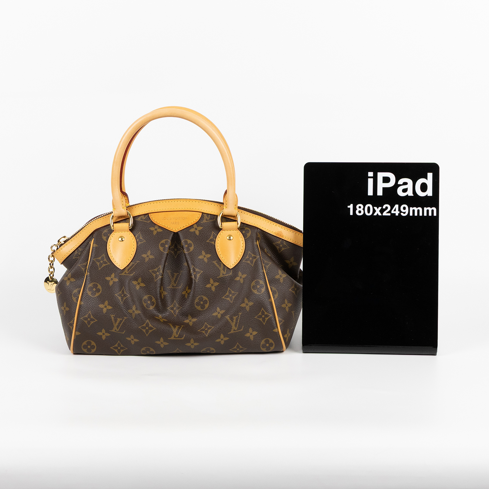 路易威登 LOUIS VUITTON Tivoli PM 經典帆布 M40143 棕原花Tivoli PM 手提包 防塵袋