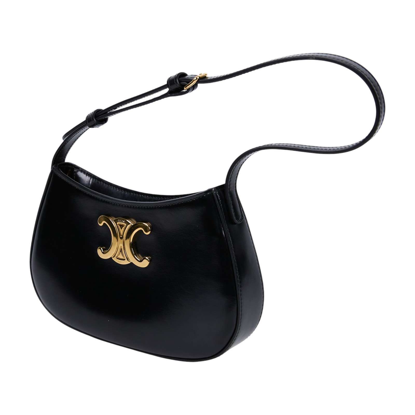 思琳 CELINE Tilly 手袋 中型 115703BF4 黑凱旋門TILLY 中號 防塵袋