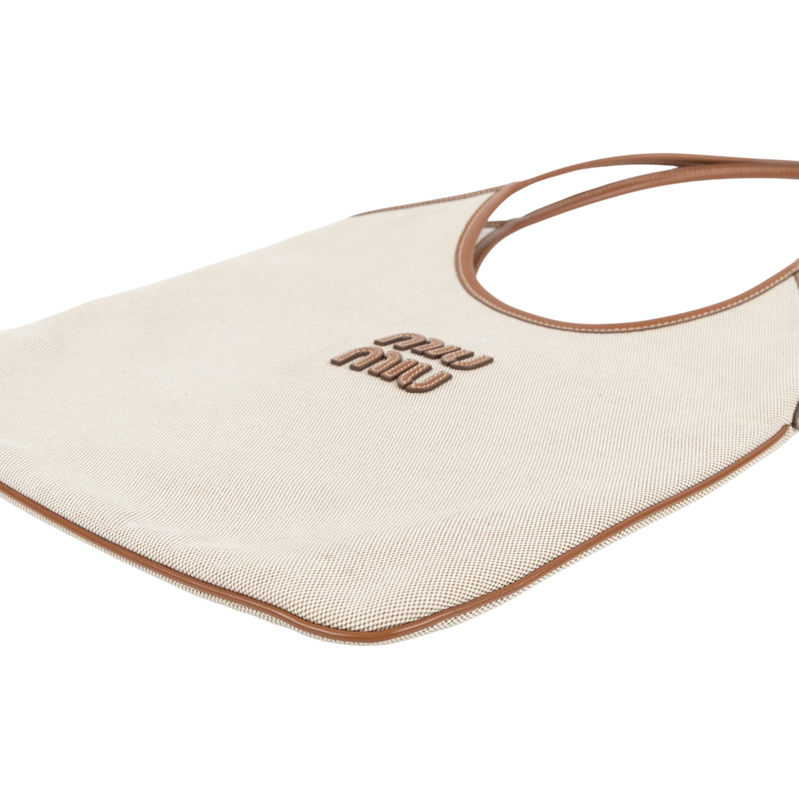 繆繆 MIU MIU Ivy 帆布手袋 標準 5BG231_ACRN 帆布IVY肩背包 防塵袋