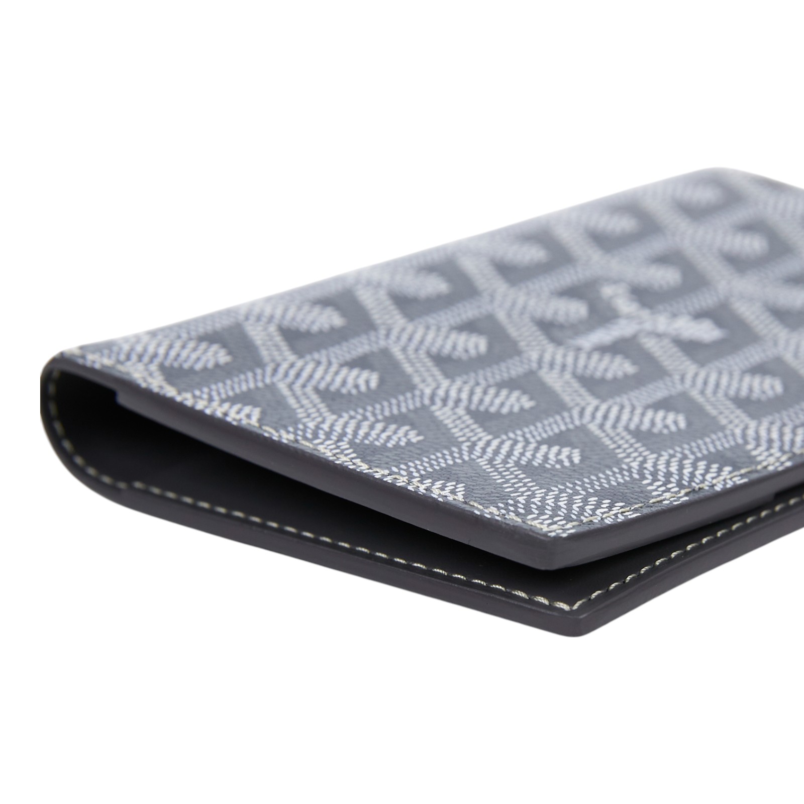 高雅德 GOYARD Grenelle 護照夾 GRENELPMLTY 灰色護照套 原廠盒子/購買證明