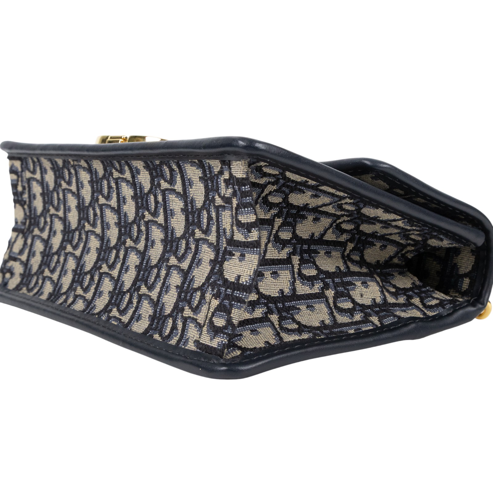 迪奧 CHRISTIAN DIOR 30 Montaigne 鏈帶 肩背手提包 M9208UTZQ 藍緹花蒙田30鍊帶款 防塵袋