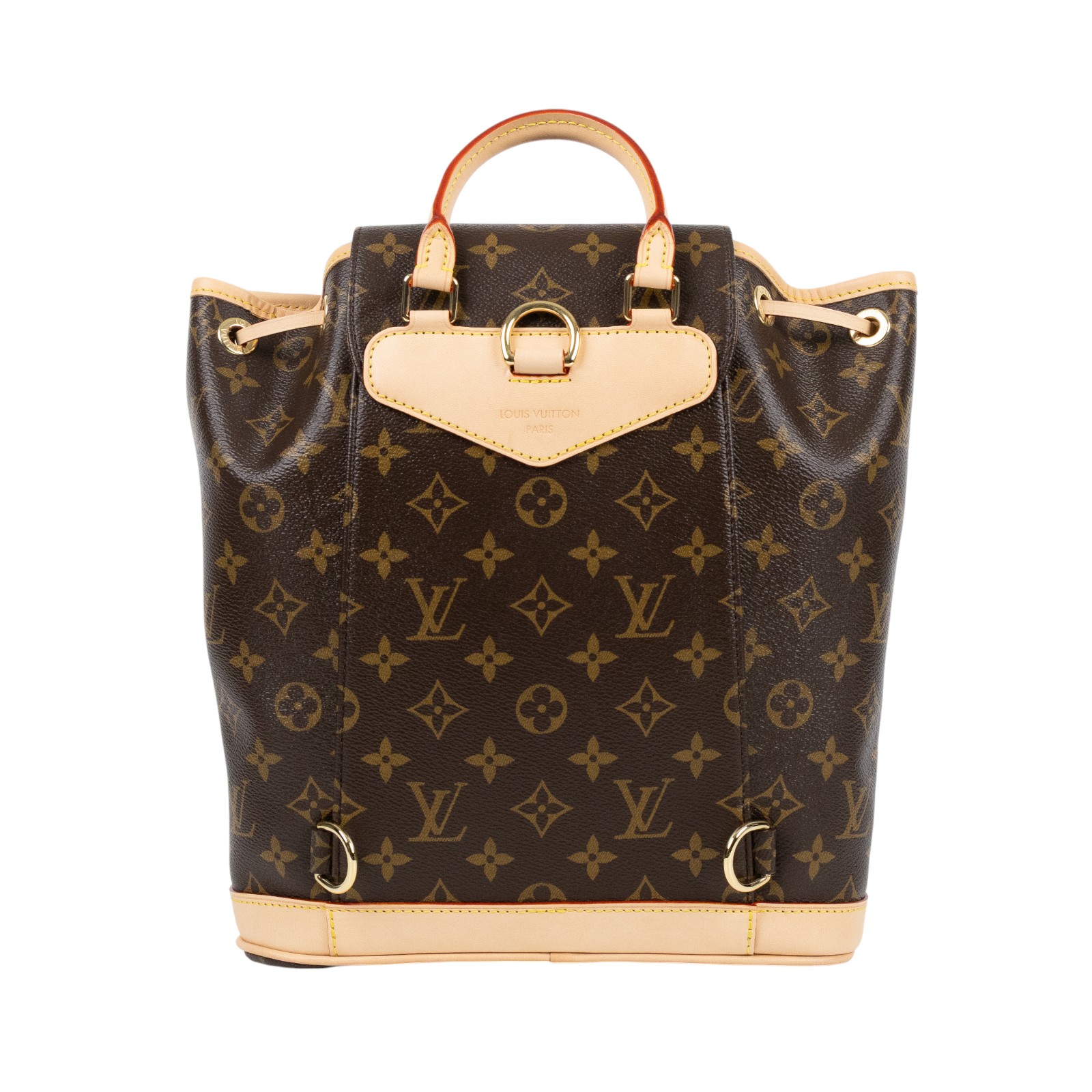 路易威登 LOUIS VUITTON Montsouris PM 後背包 經典帆布 M11198 晶片款 原花Montsouris PM後背包 原廠盒子/防塵袋