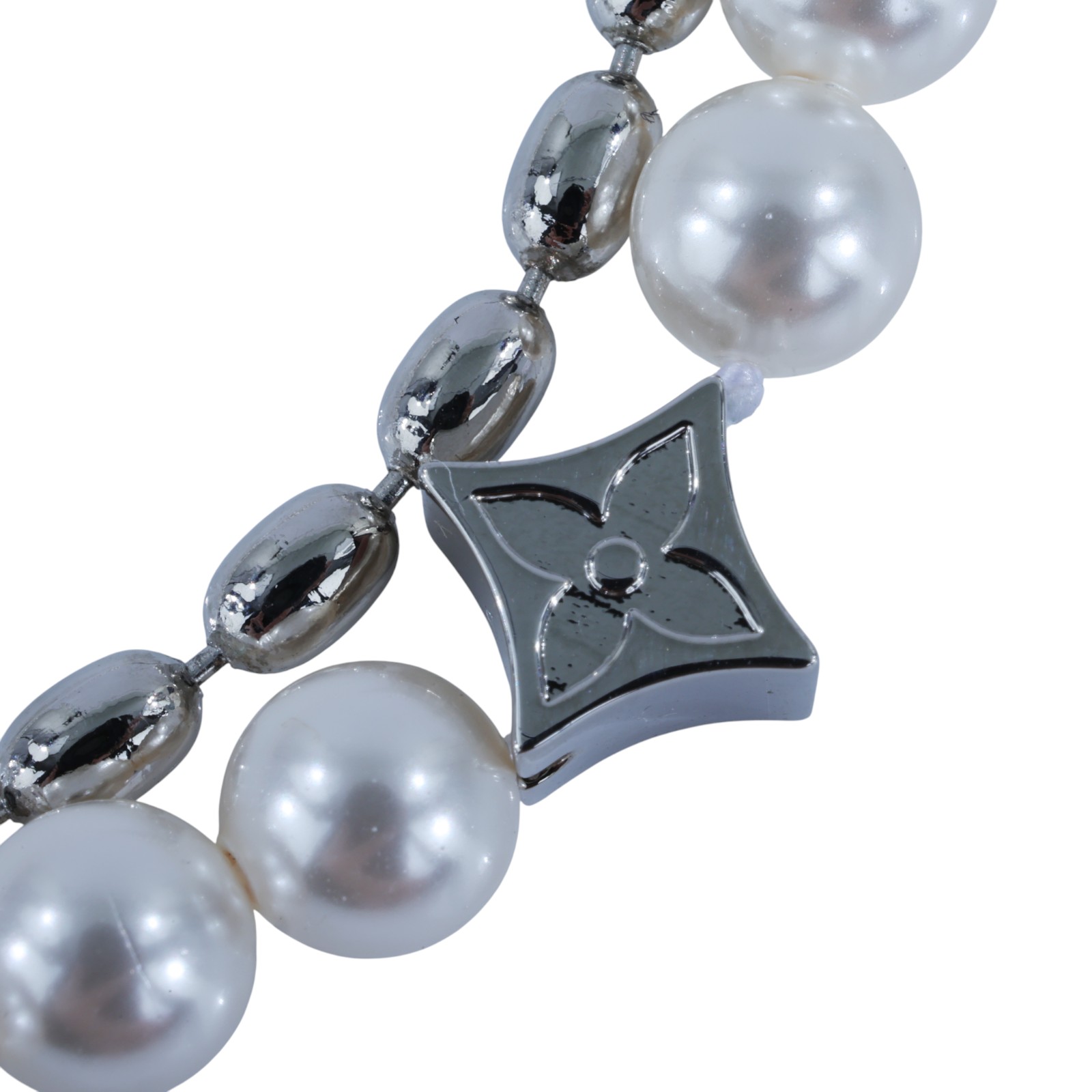 路易威登 LOUIS VUITTON Pearls Fusion 項鍊 M01781 Pearls Fusion 項鍊 原廠盒子/防塵袋/購買證明影本