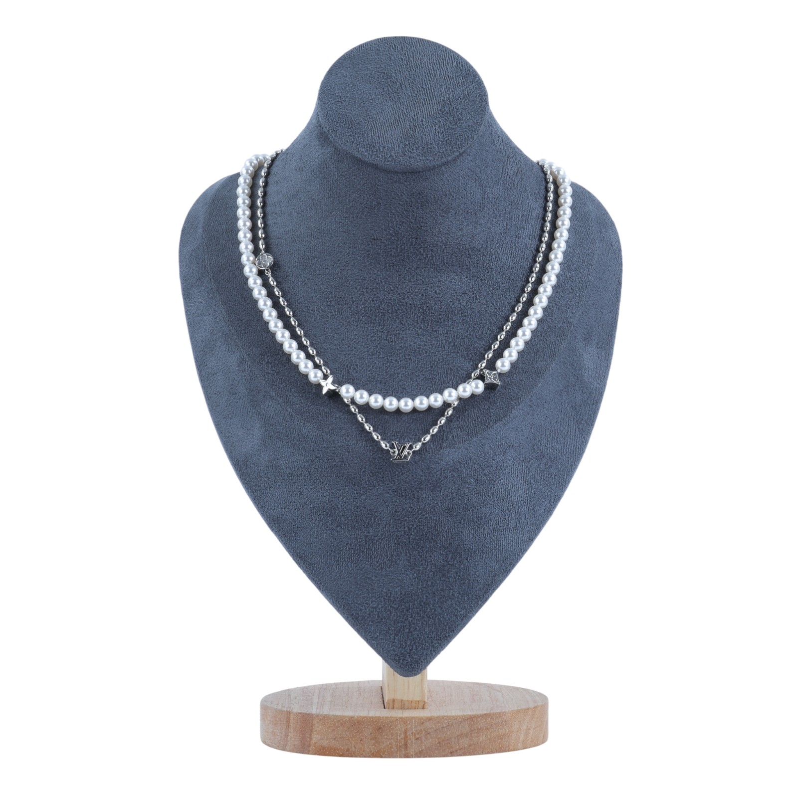 路易威登 LOUIS VUITTON Pearls Fusion 項鍊 M01781 Pearls Fusion 項鍊 原廠盒子/防塵袋/購買證明影本