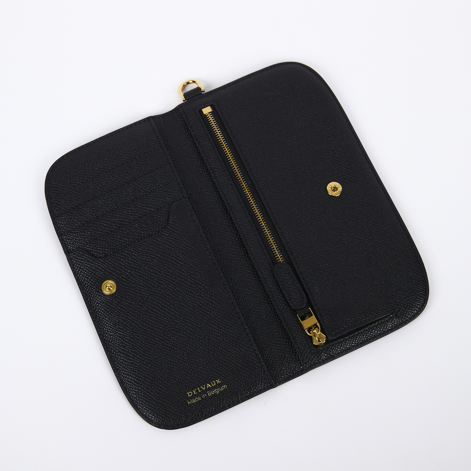 德爾沃 DELVAUX  Vagabond Long Wallet 錢包 長夾 AB0675BKN 黑VAGABONG長夾 無附屬品