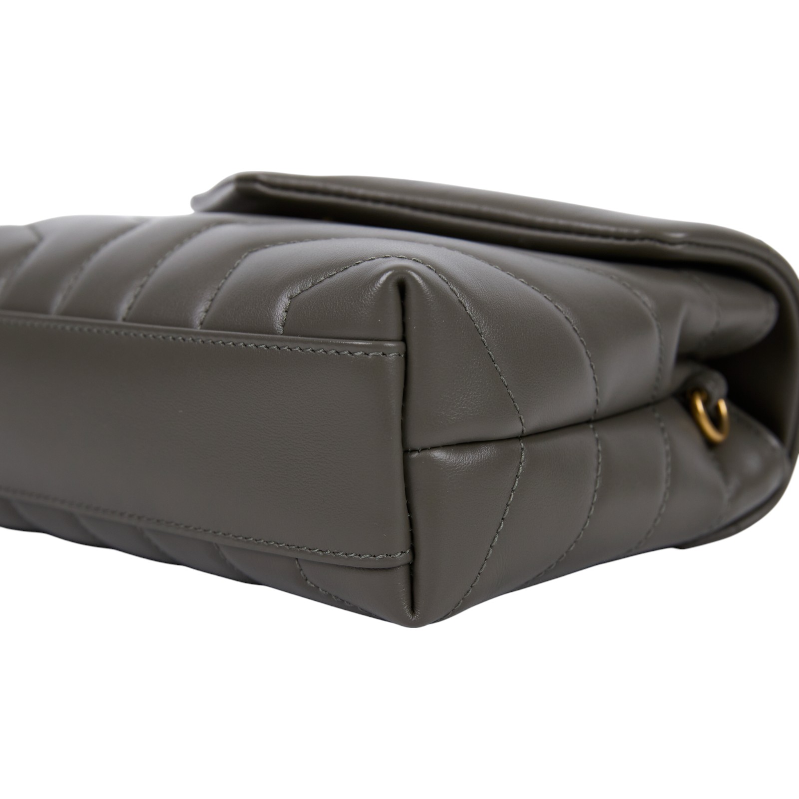 聖羅蘭 YSL SAINT LAURENT Loulou 絎縫 小牛皮 TOY 迷你 手袋  肩背 斜背包 金色五金 678401DV707  原廠盒子/防塵袋/背帶