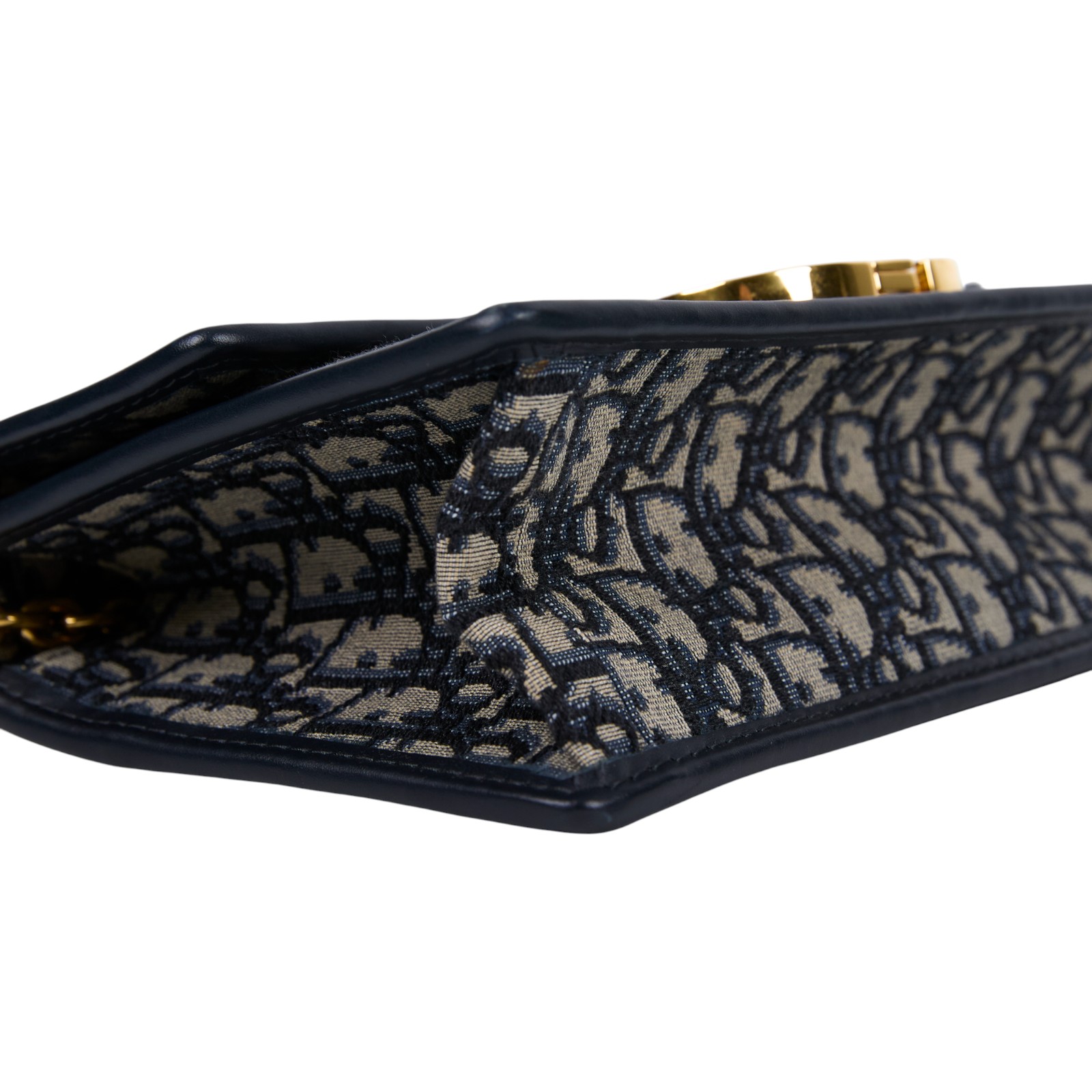 迪奧 CHRISTIAN DIOR 30 Montaigne 鏈帶 肩背手提包 M9208UTZQ 藍緹花蒙田30鍊帶款 原廠盒子/防塵袋/保證卡