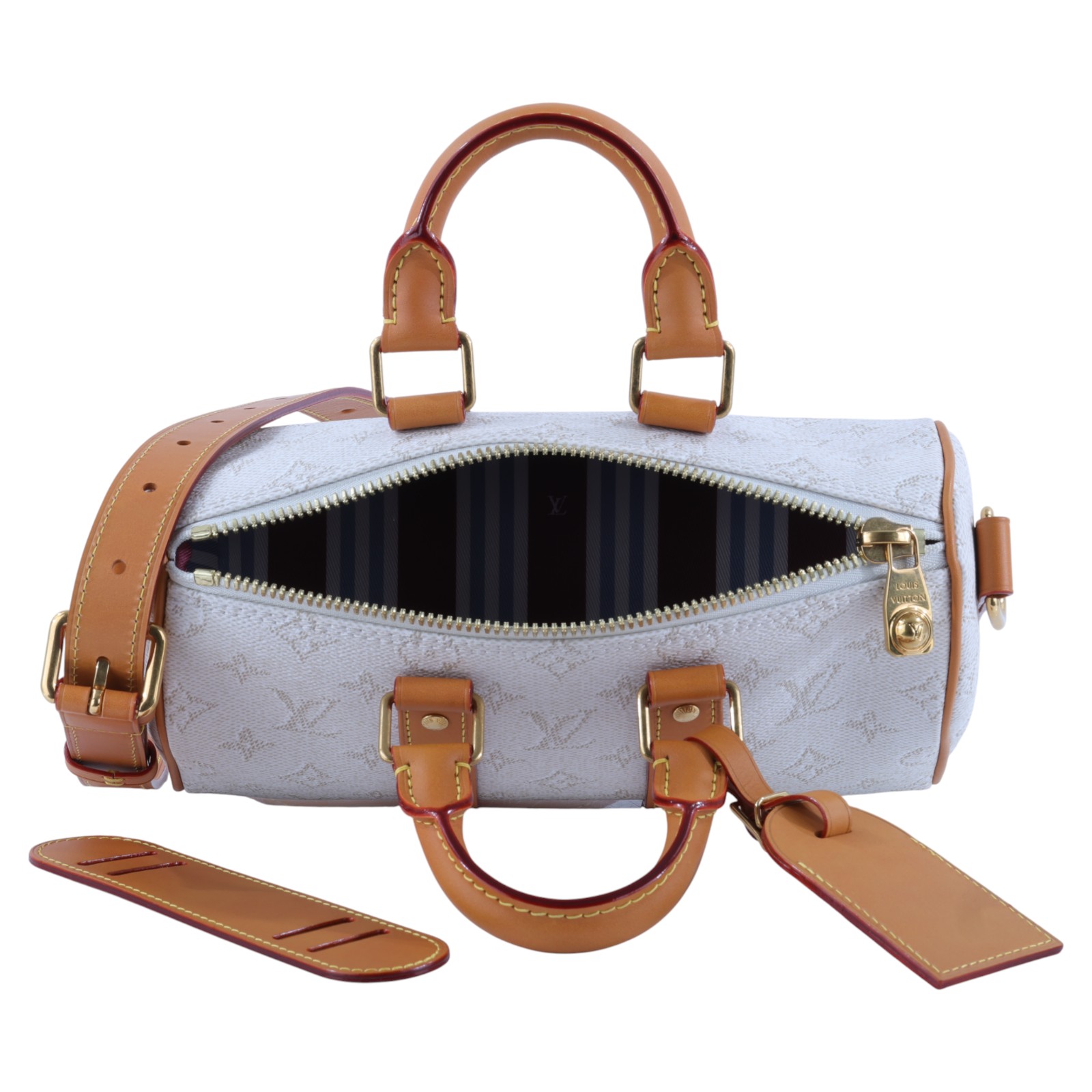 路易威登 LOUIS VUITTON Keepall Bandoulière 25 手提包 肩背包 M15076 晶片款  無附屬品