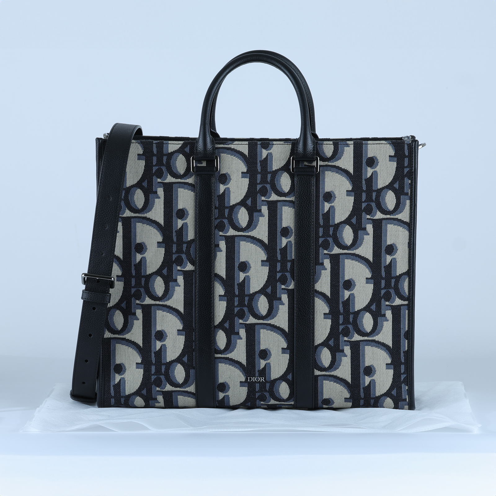 迪奧 CHRISTIAN DIOR Oblique East West 2WAY 托特包 1ESSH232YXL  無附屬品